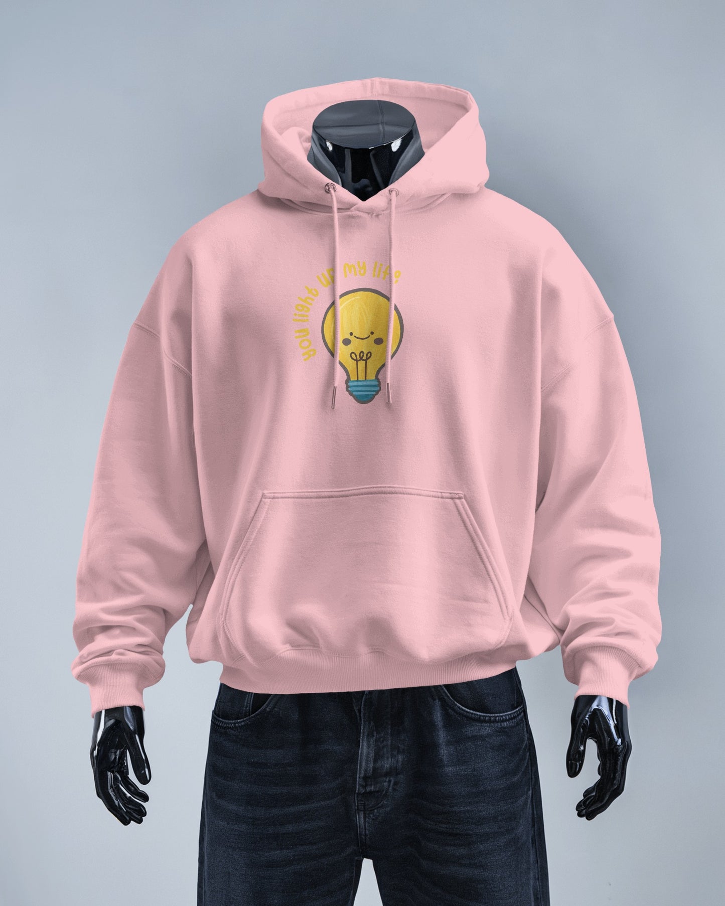 Lightbulb Inspiration Hoodie - 'You Light Up My Life' Men Hooded