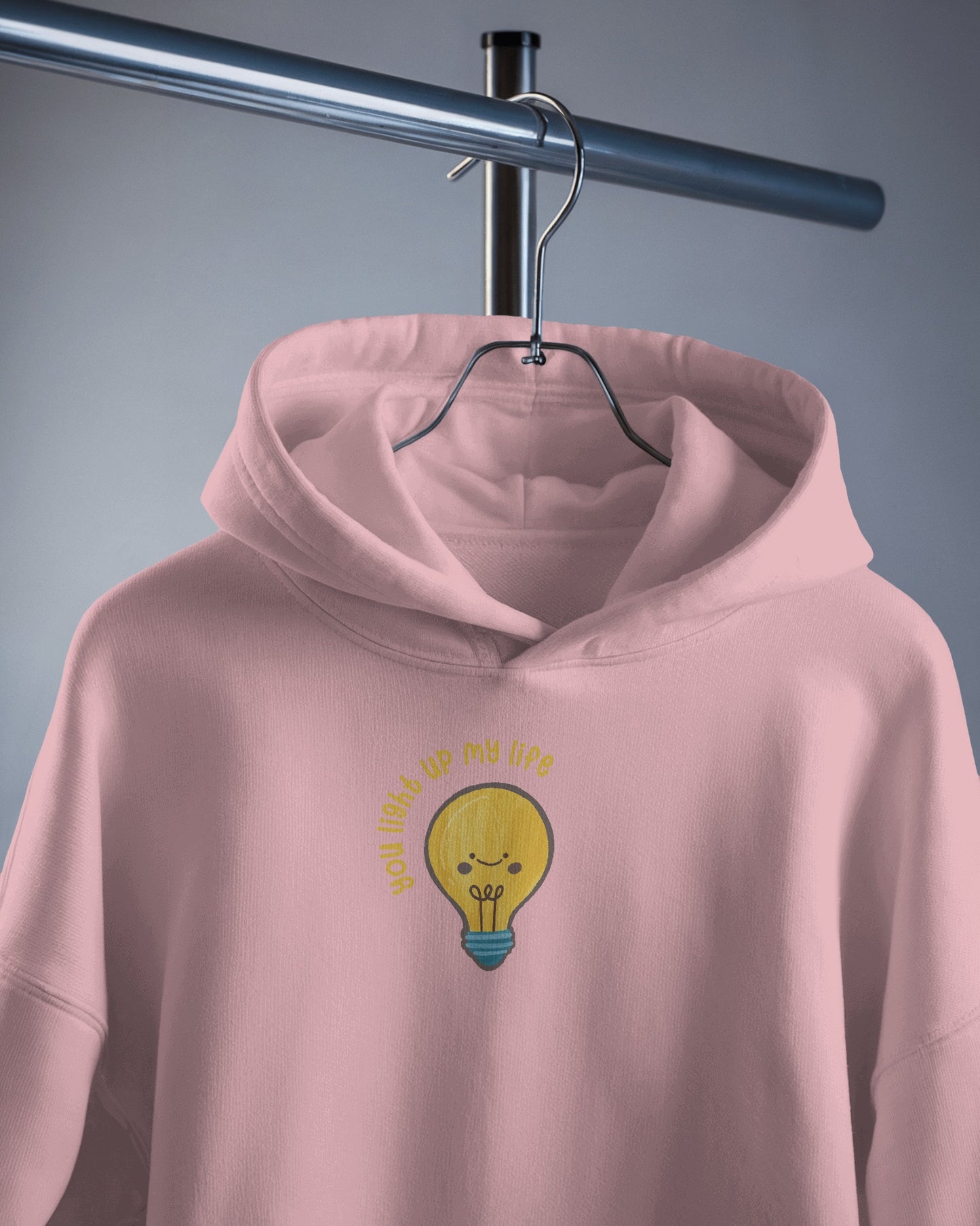 Lightbulb Inspiration Hoodie - 'You Light Up My Life' Men Hooded