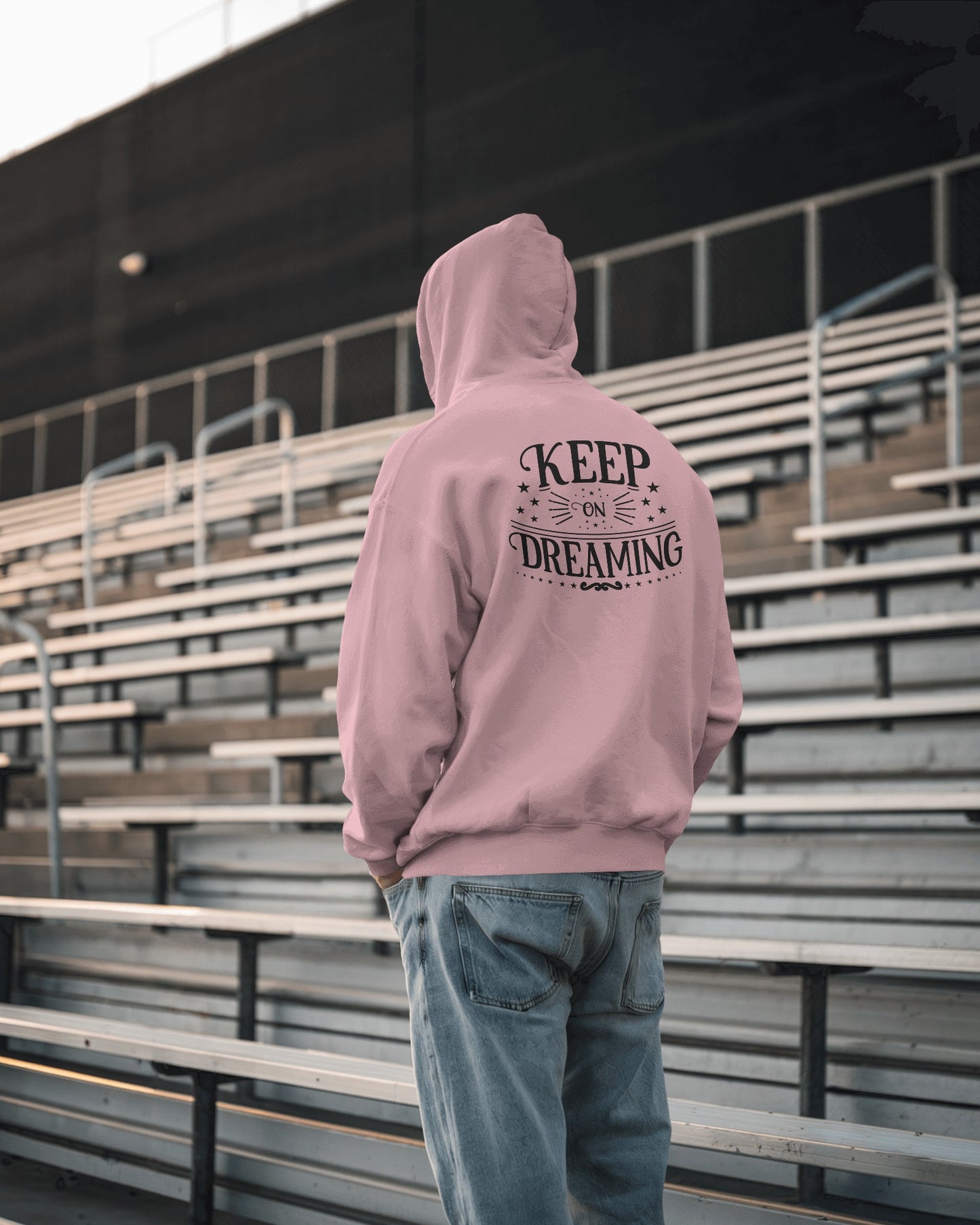 Keep on Dreaming Men's Hoodie - Cozy Casual Wear for Dreamers