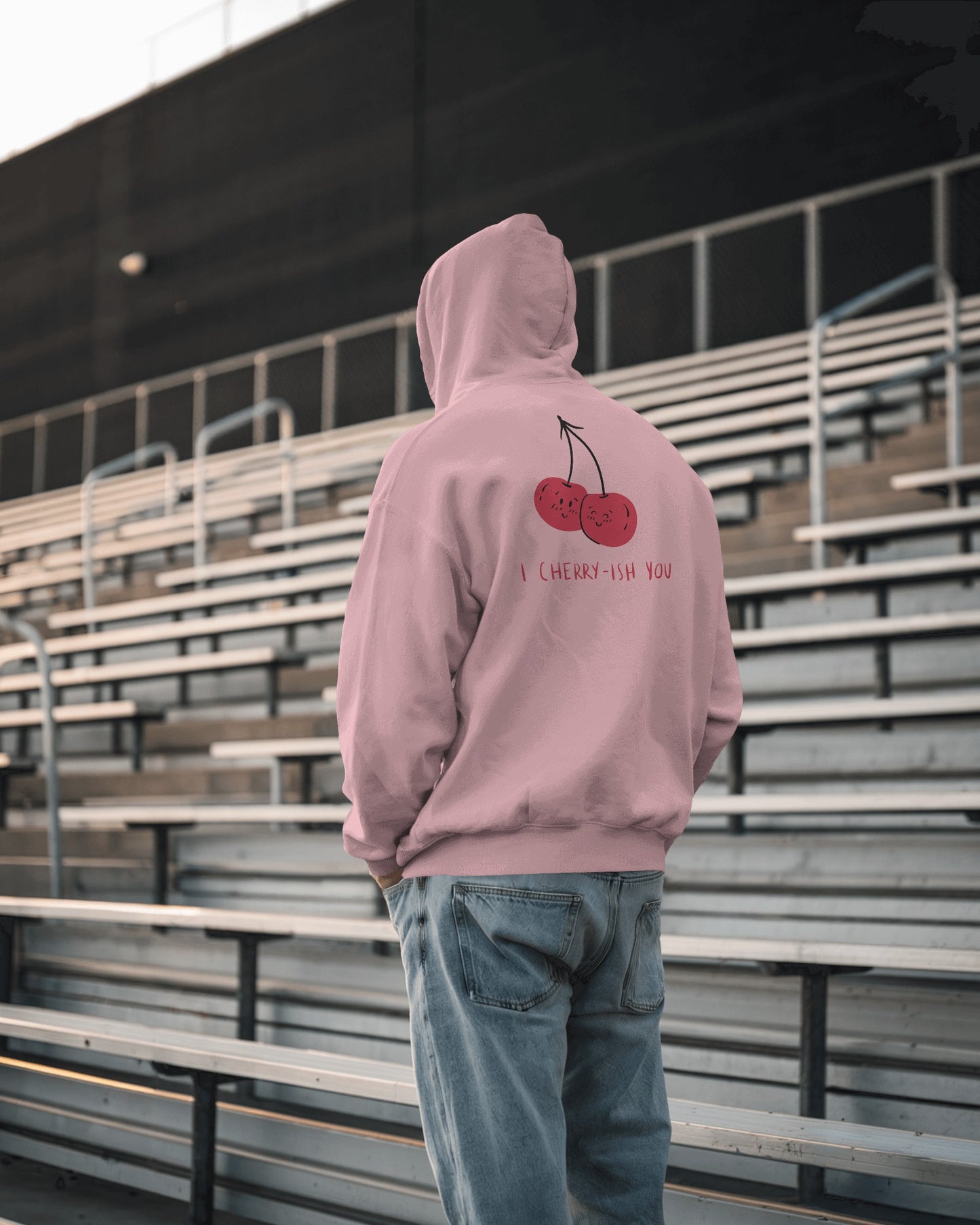 I Cherry-ish You Hoodie - Men's Heavy Blend™ for Spreading Love & Friendship
