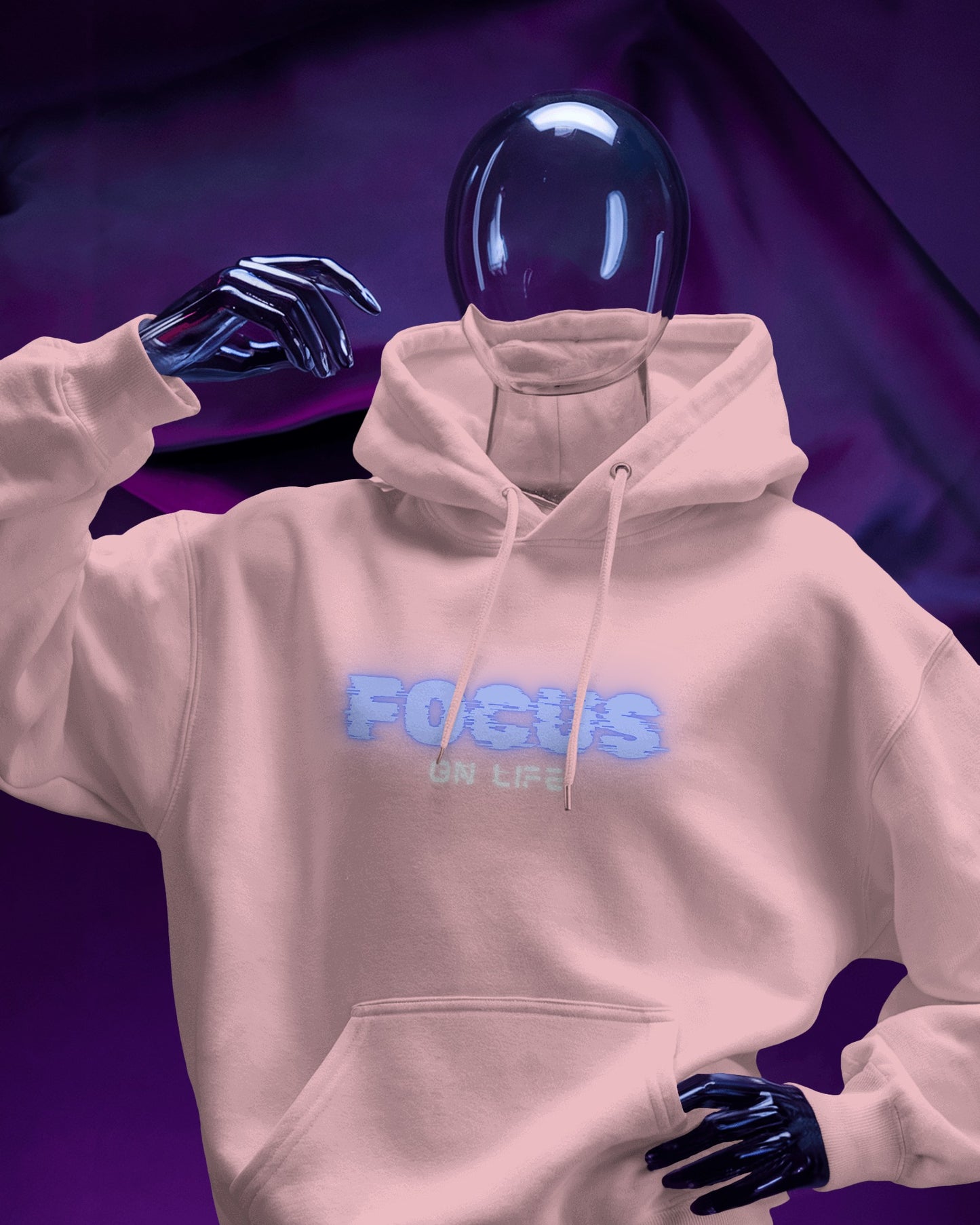 Focus on Life Men Heavy Blend™ Hoodie | Cozy Motivational Hoodie