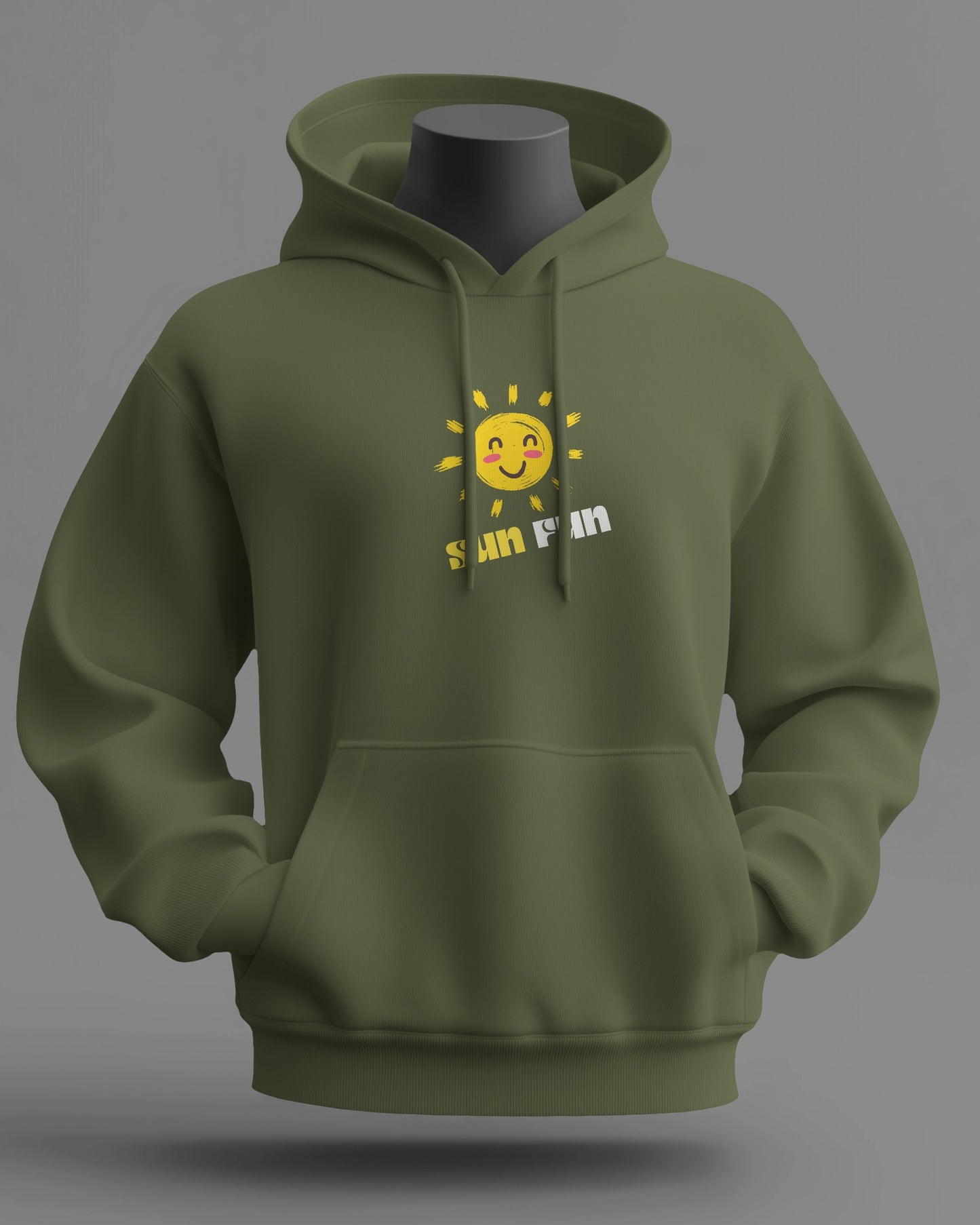 Sun Fun Men Heavy Blend Hoodie - Fun & Cheerful Hoodie for Active Lifestyle