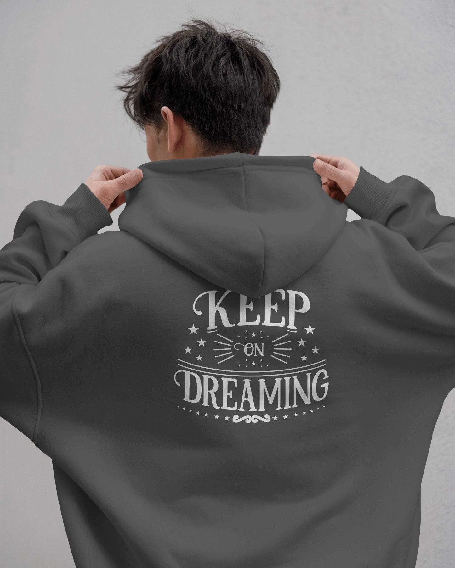 Keep on Dreaming Men's Hoodie - Cozy Casual Wear for Dreamers