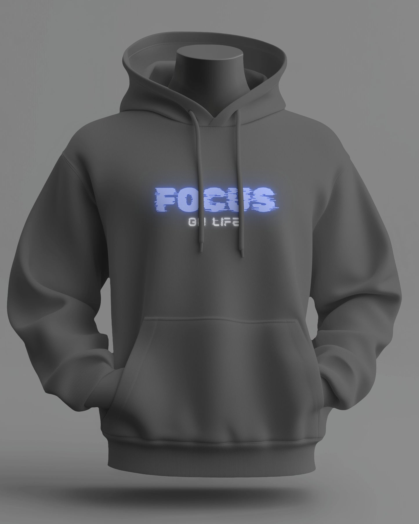 Focus on Life Men Heavy Blend™ Hoodie | Cozy Motivational Hoodie