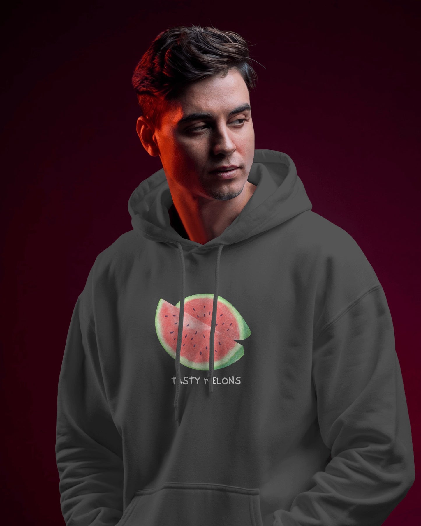 Tasty Melons Men's Hoodie - Fun & Trendy Heavy Hoodie
