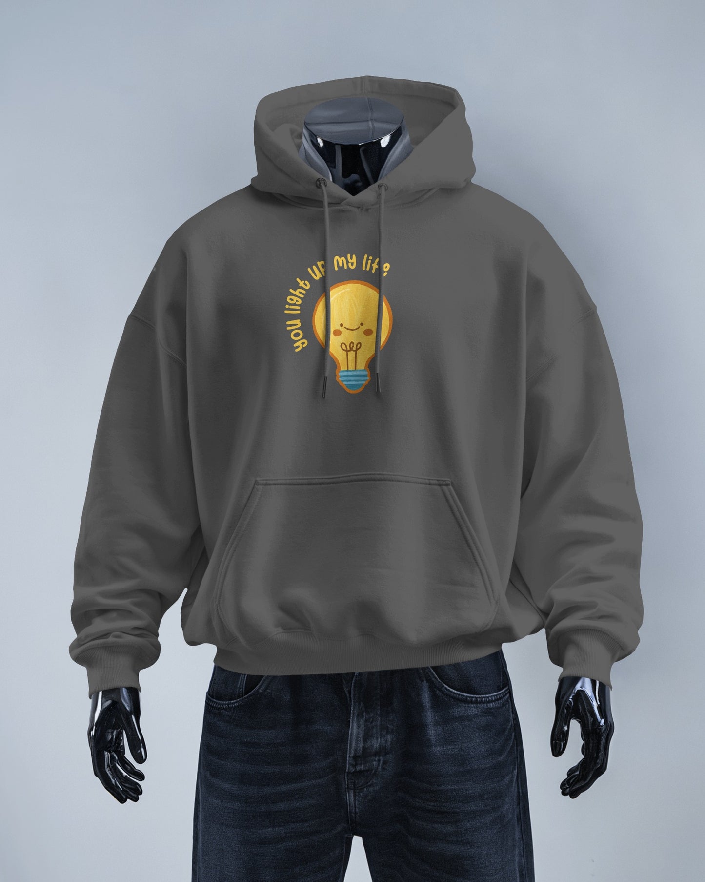 Lightbulb Inspiration Hoodie - 'You Light Up My Life' Men Hooded