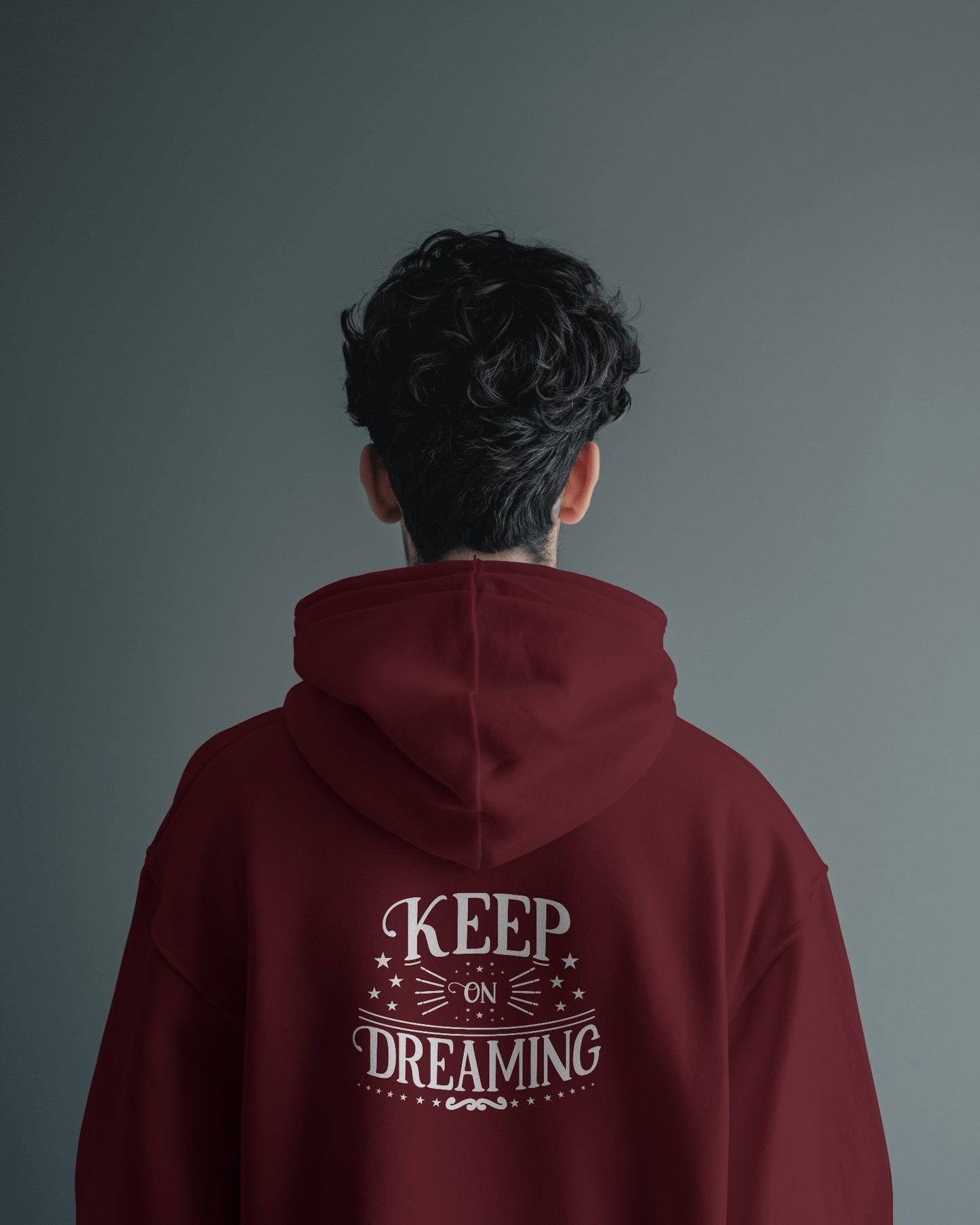 Keep on Dreaming Men's Hoodie - Cozy Casual Wear for Dreamers