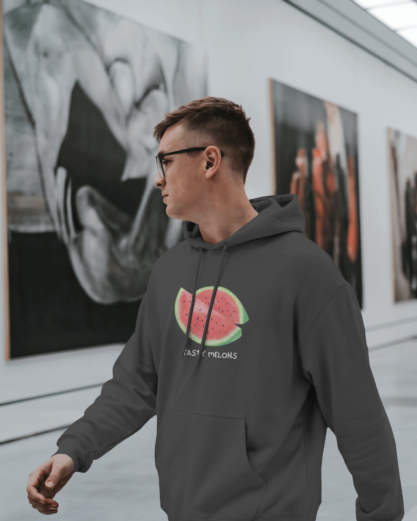 Tasty Melons Men's Hoodie - Fun & Trendy Heavy Hoodie