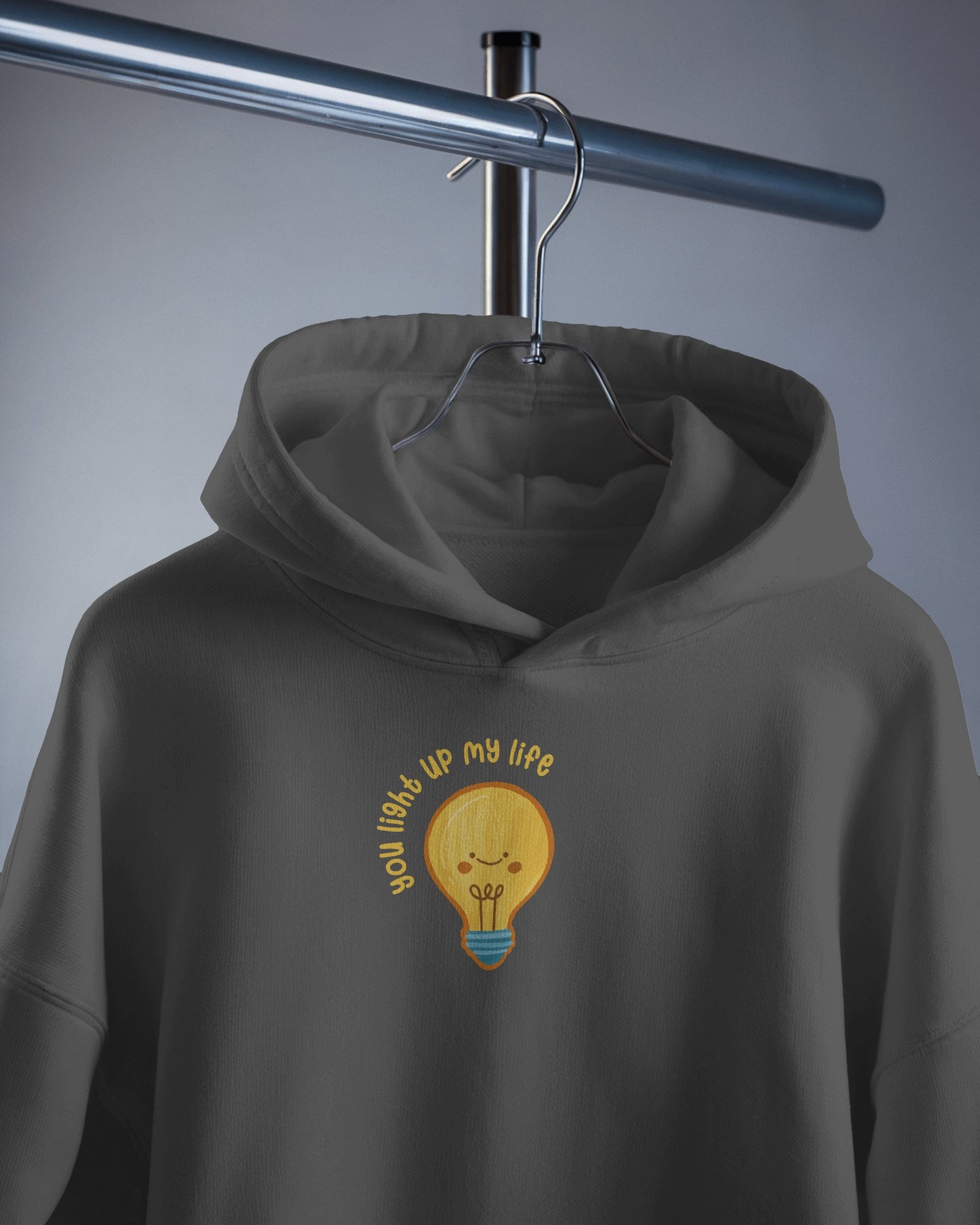 Lightbulb Inspiration Hoodie - 'You Light Up My Life' Men Hooded