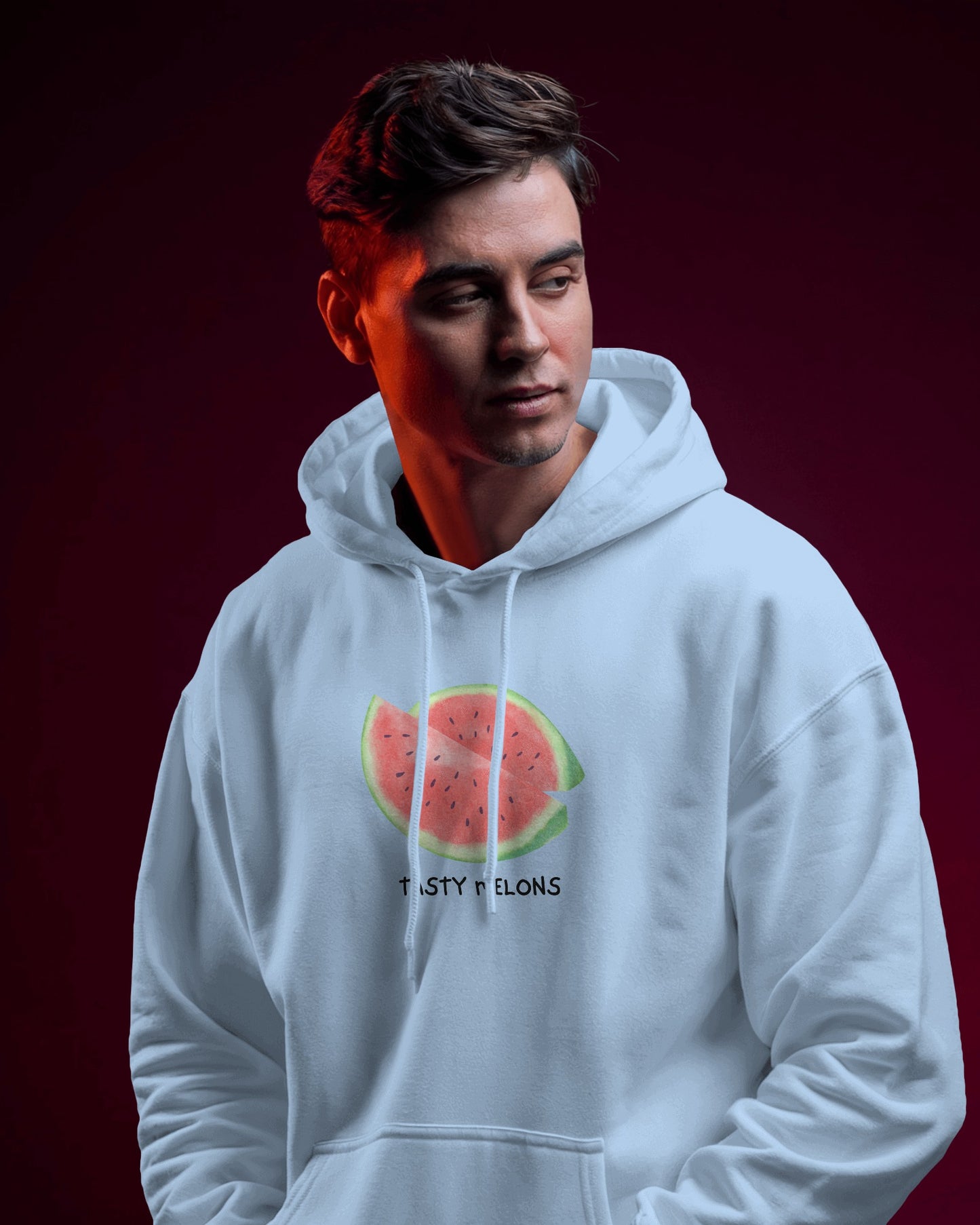 Tasty Melons Men's Hoodie - Fun & Trendy Heavy Hoodie