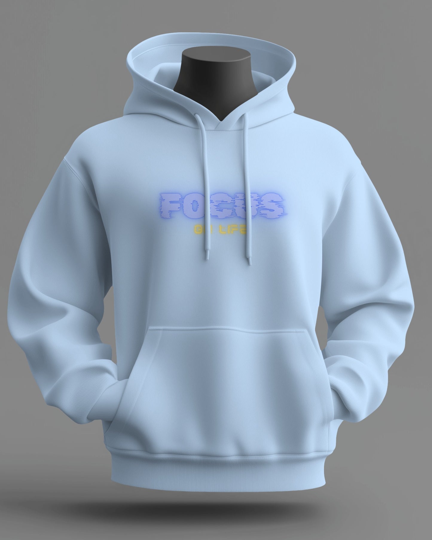 Focus on Life Men Heavy Blend™ Hoodie | Cozy Motivational Hoodie