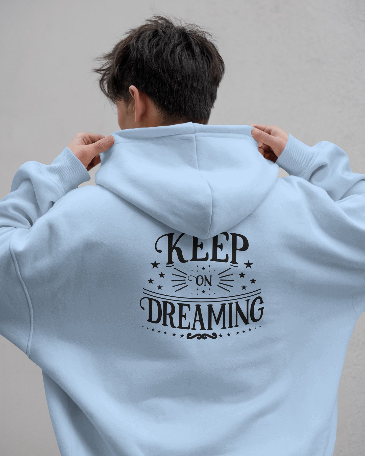 Keep on Dreaming Men's Hoodie - Cozy Casual Wear for Dreamers