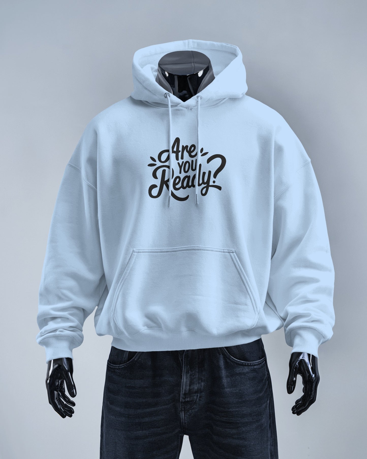 Men Heavy Hoodie - "Are You Ready?" Motivational Wear