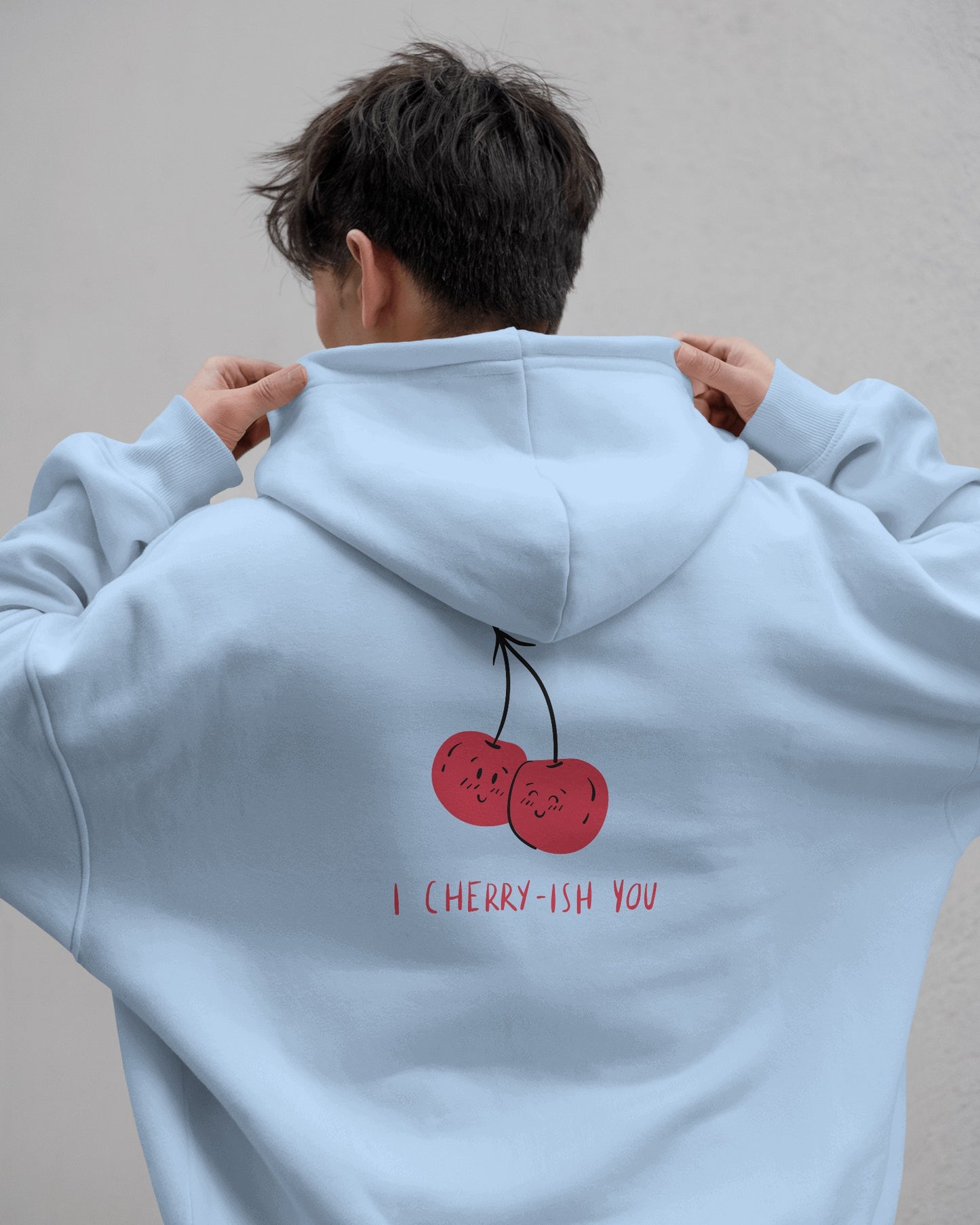 I Cherry-ish You Hoodie - Men's Heavy Blend™ for Spreading Love & Friendship