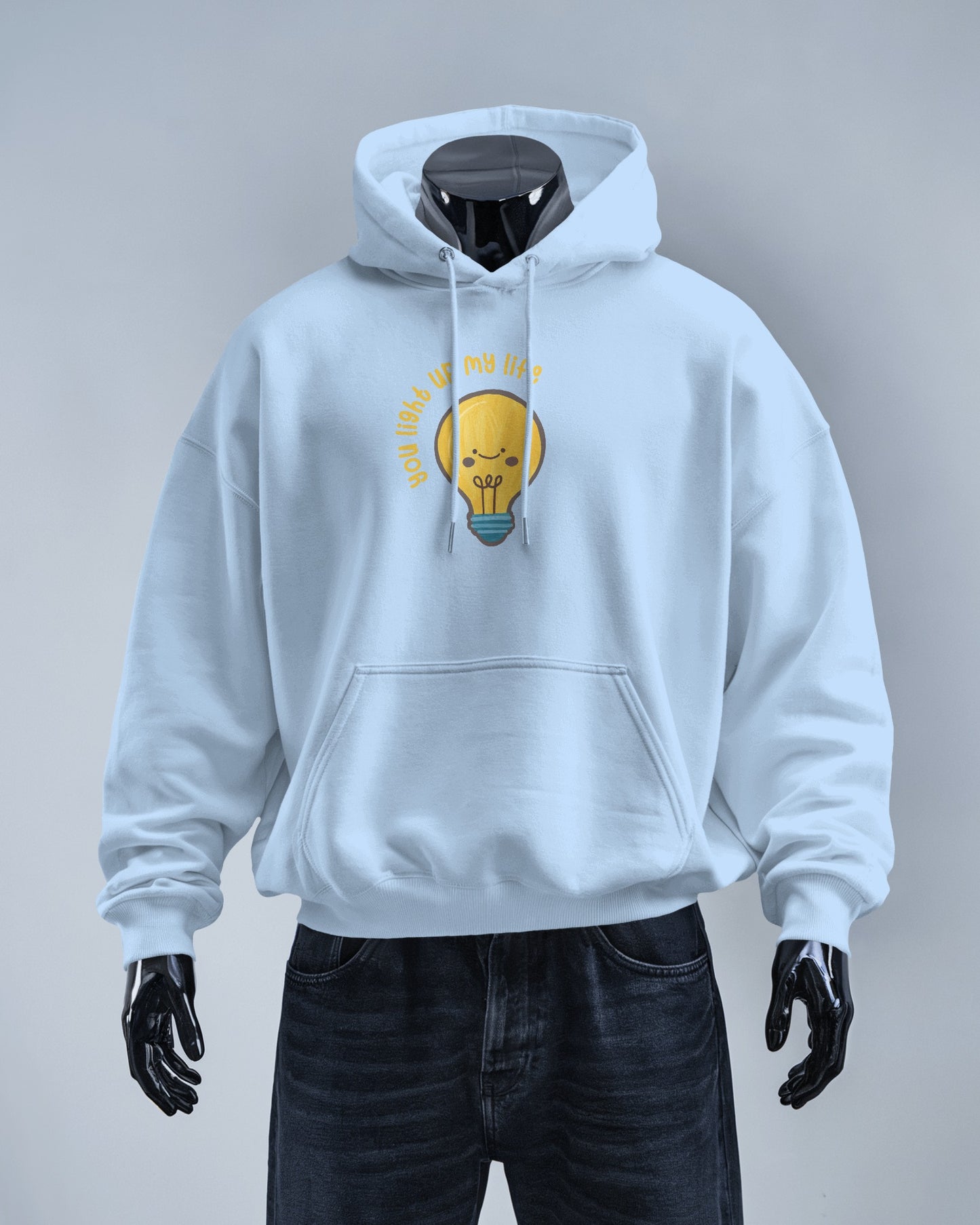 Lightbulb Inspiration Hoodie - 'You Light Up My Life' Men Hooded