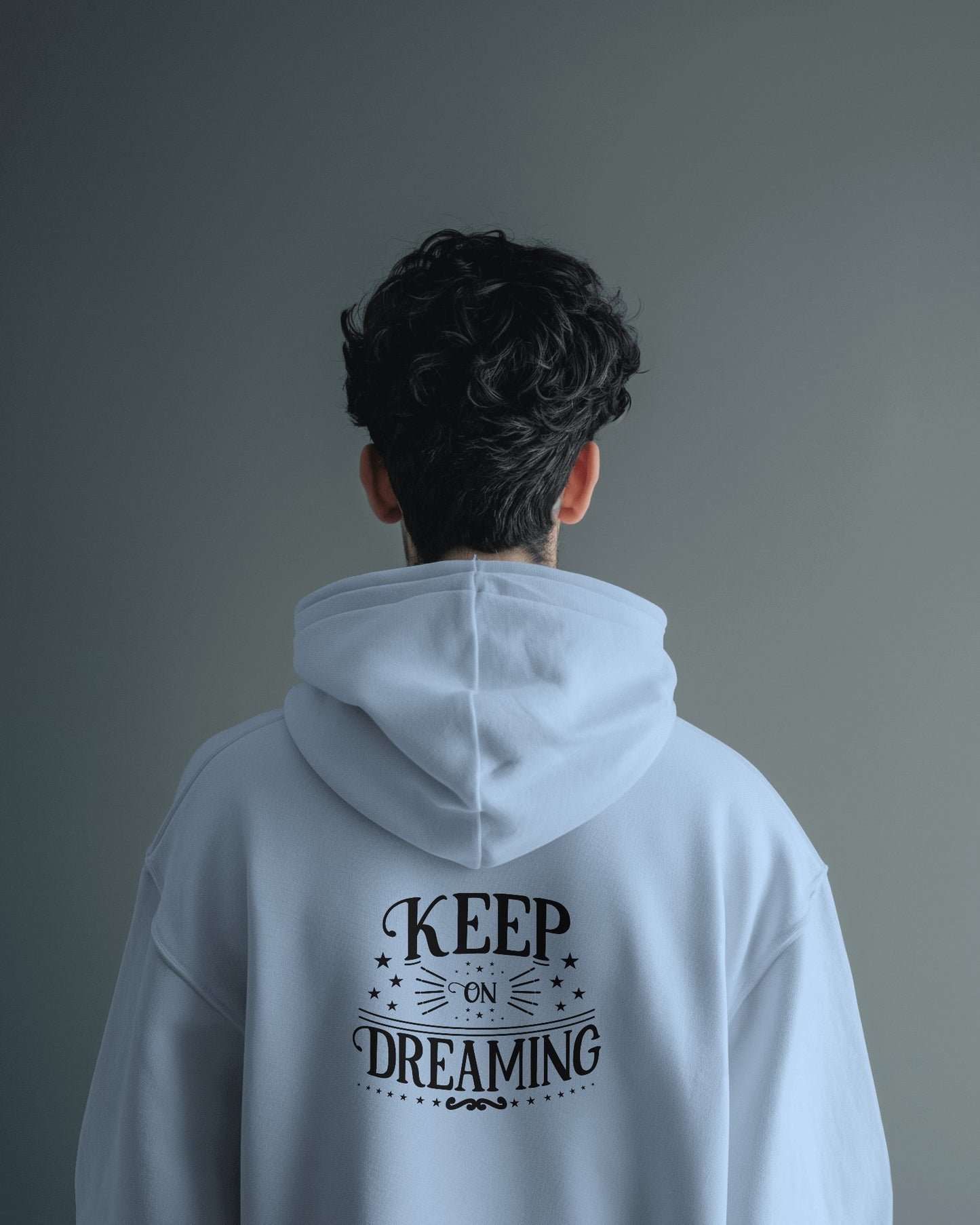 Keep on Dreaming Men's Hoodie - Cozy Casual Wear for Dreamers
