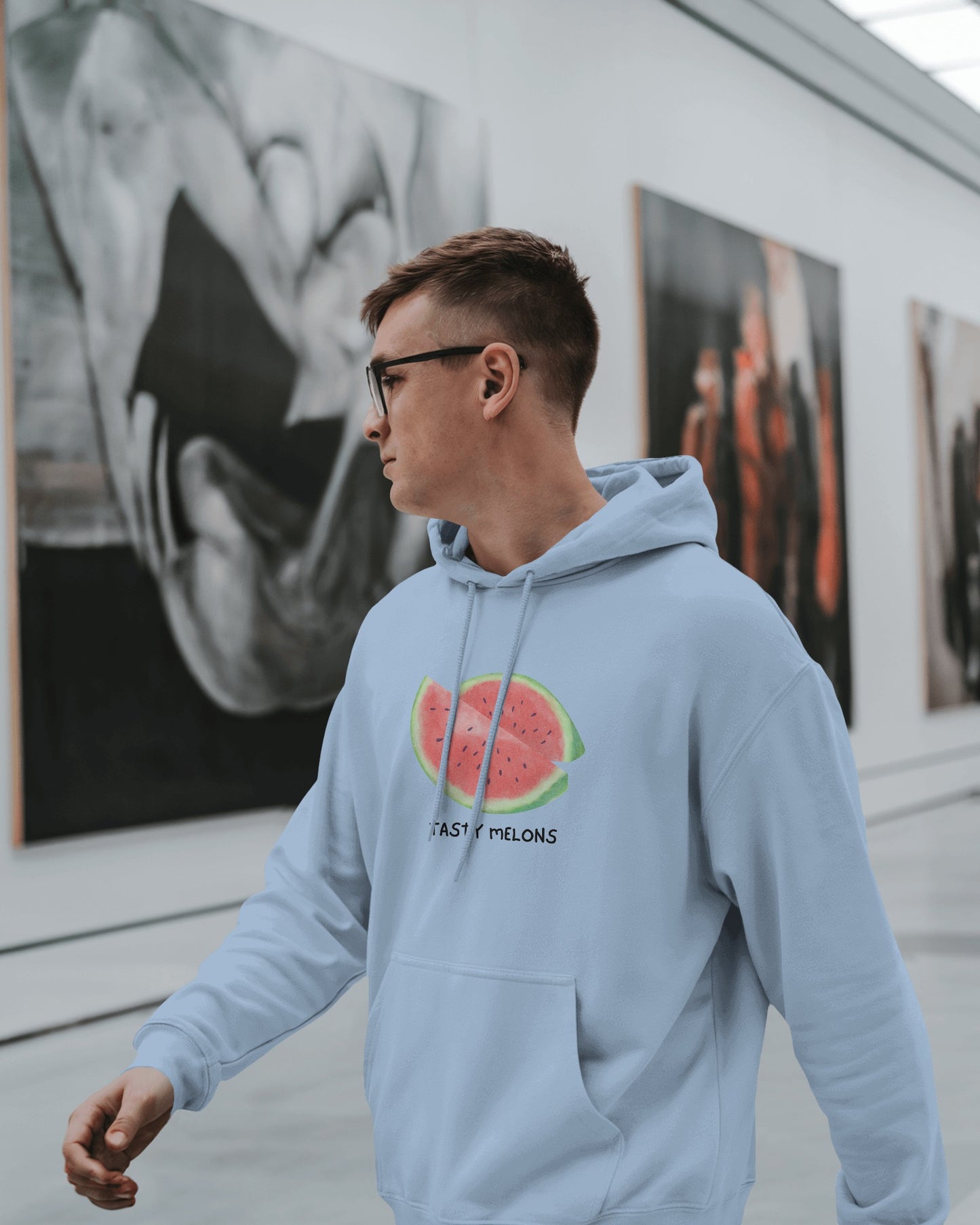 Tasty Melons Men's Hoodie - Fun & Trendy Heavy Hoodie