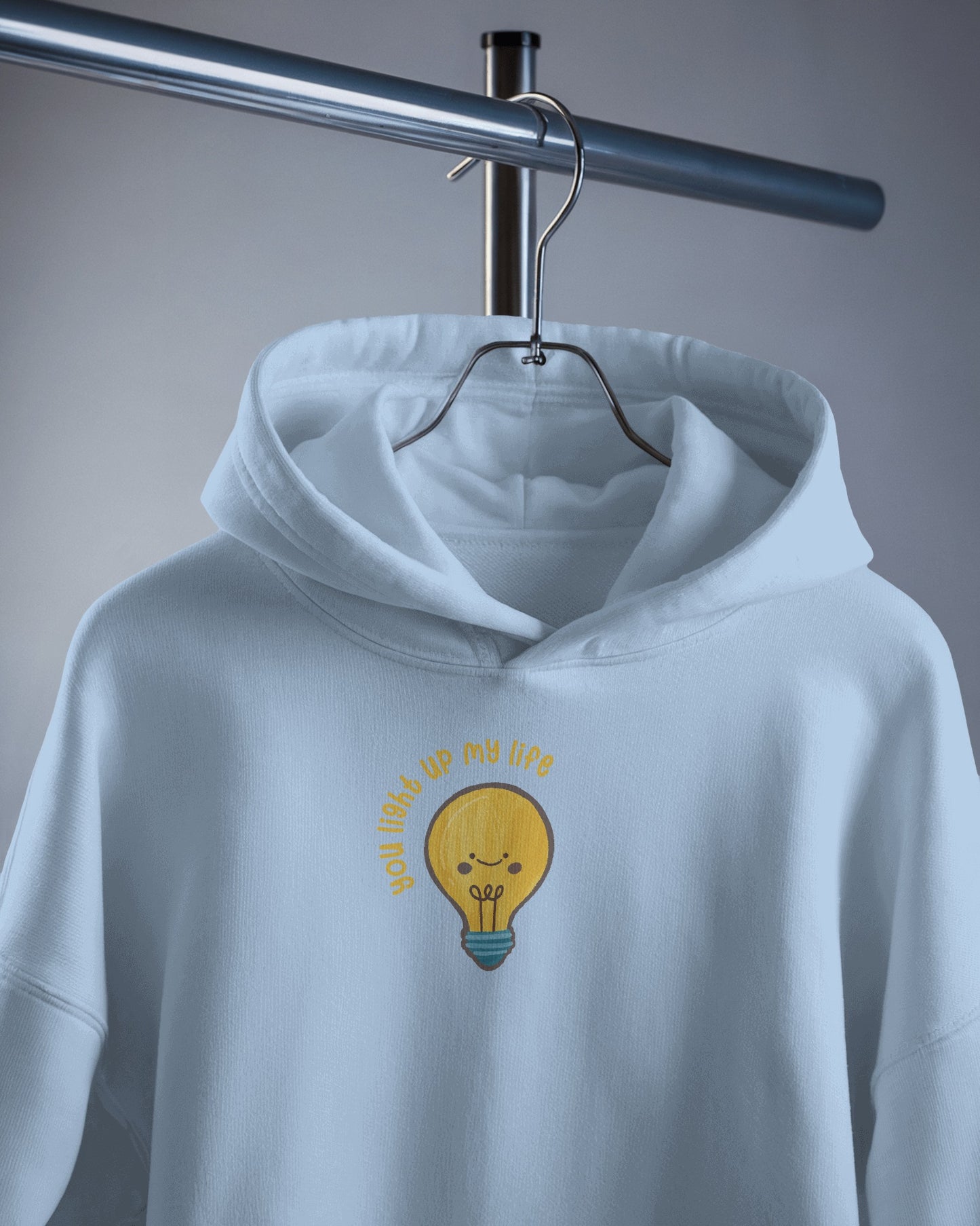 Lightbulb Inspiration Hoodie - 'You Light Up My Life' Men Hooded