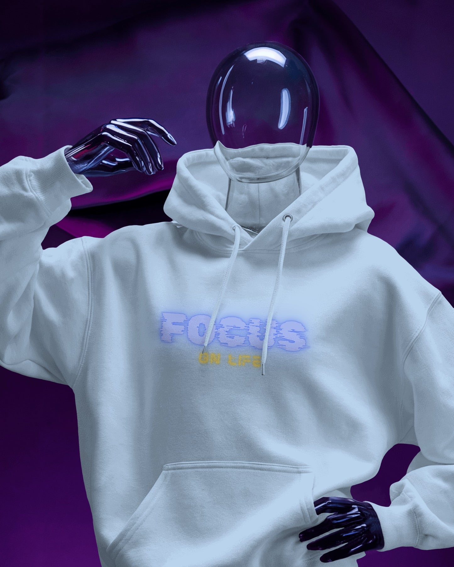Focus on Life Men Heavy Blend™ Hoodie | Cozy Motivational Hoodie