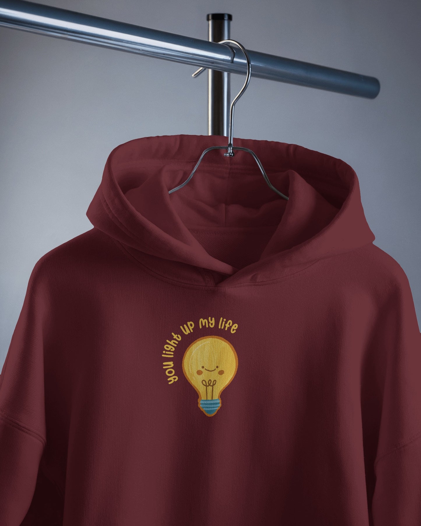 Lightbulb Inspiration Hoodie - 'You Light Up My Life' Men Hooded
