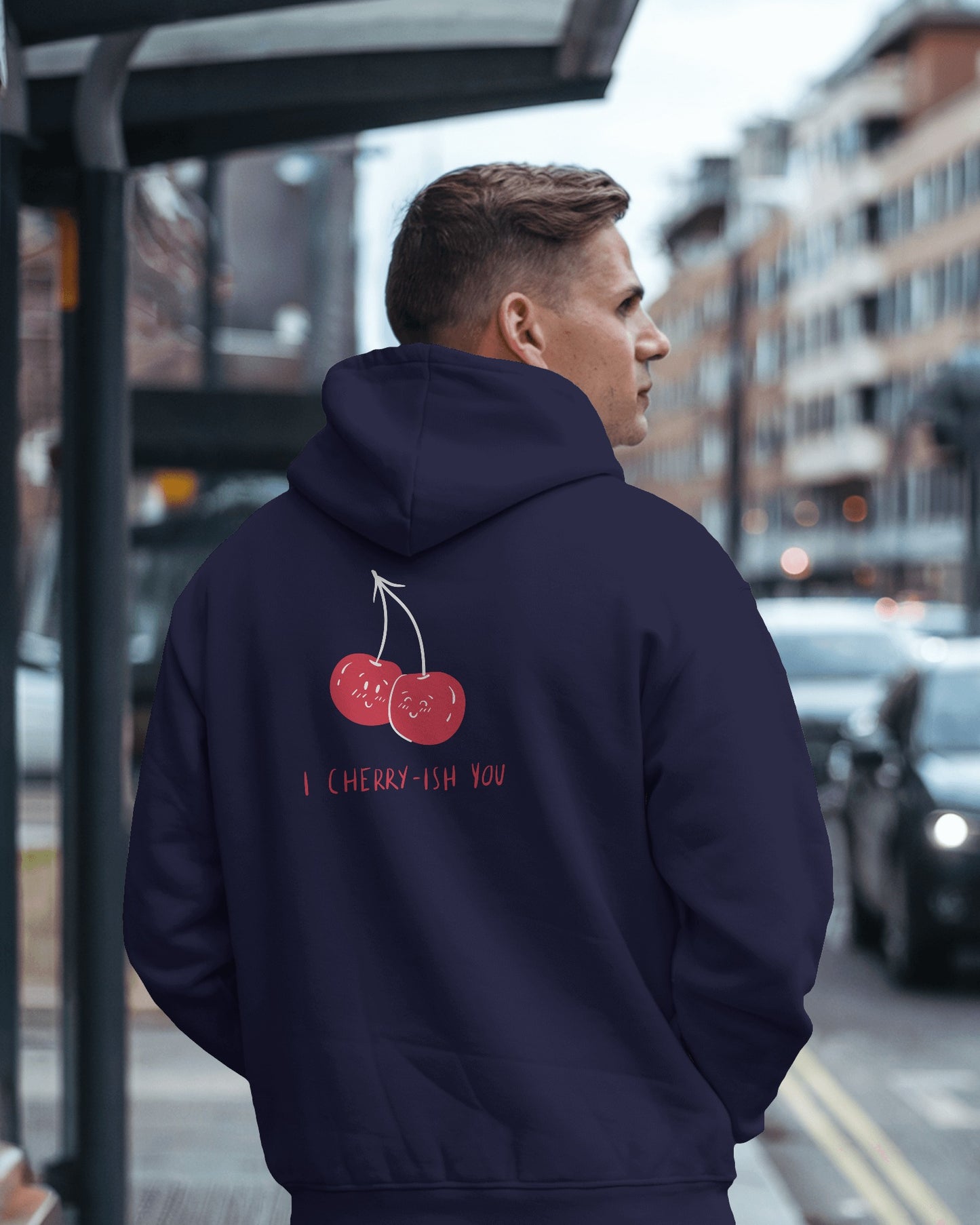 I Cherry-ish You Hoodie - Men's Heavy Blend™ for Spreading Love & Friendship