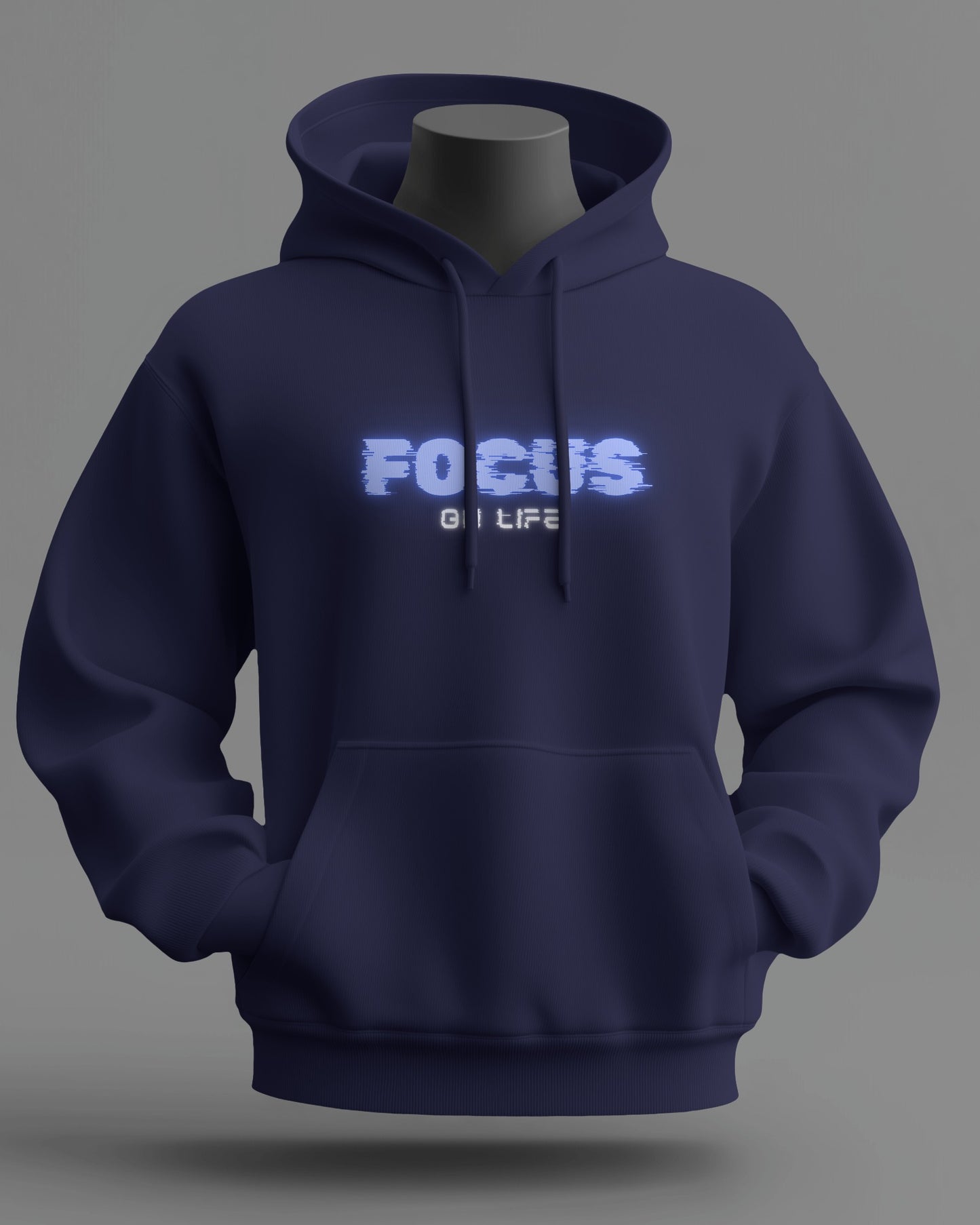 Focus on Life Men Heavy Blend™ Hoodie | Cozy Motivational Hoodie
