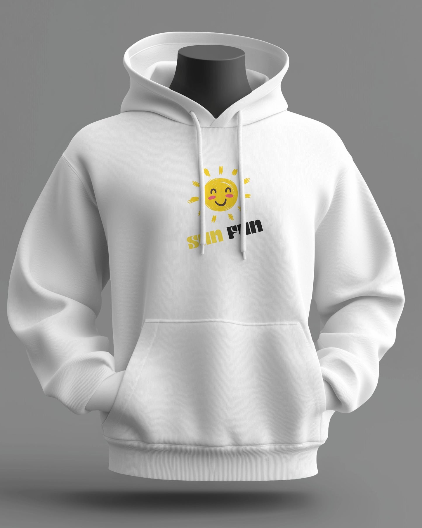 Sun Fun Men Heavy Blend Hoodie - Fun & Cheerful Hoodie for Active Lifestyle