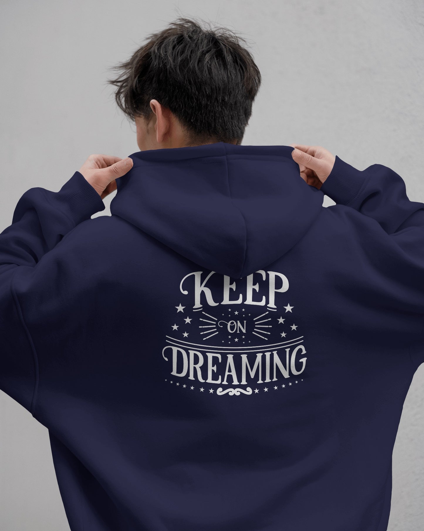 Keep on Dreaming Men's Hoodie - Cozy Casual Wear for Dreamers