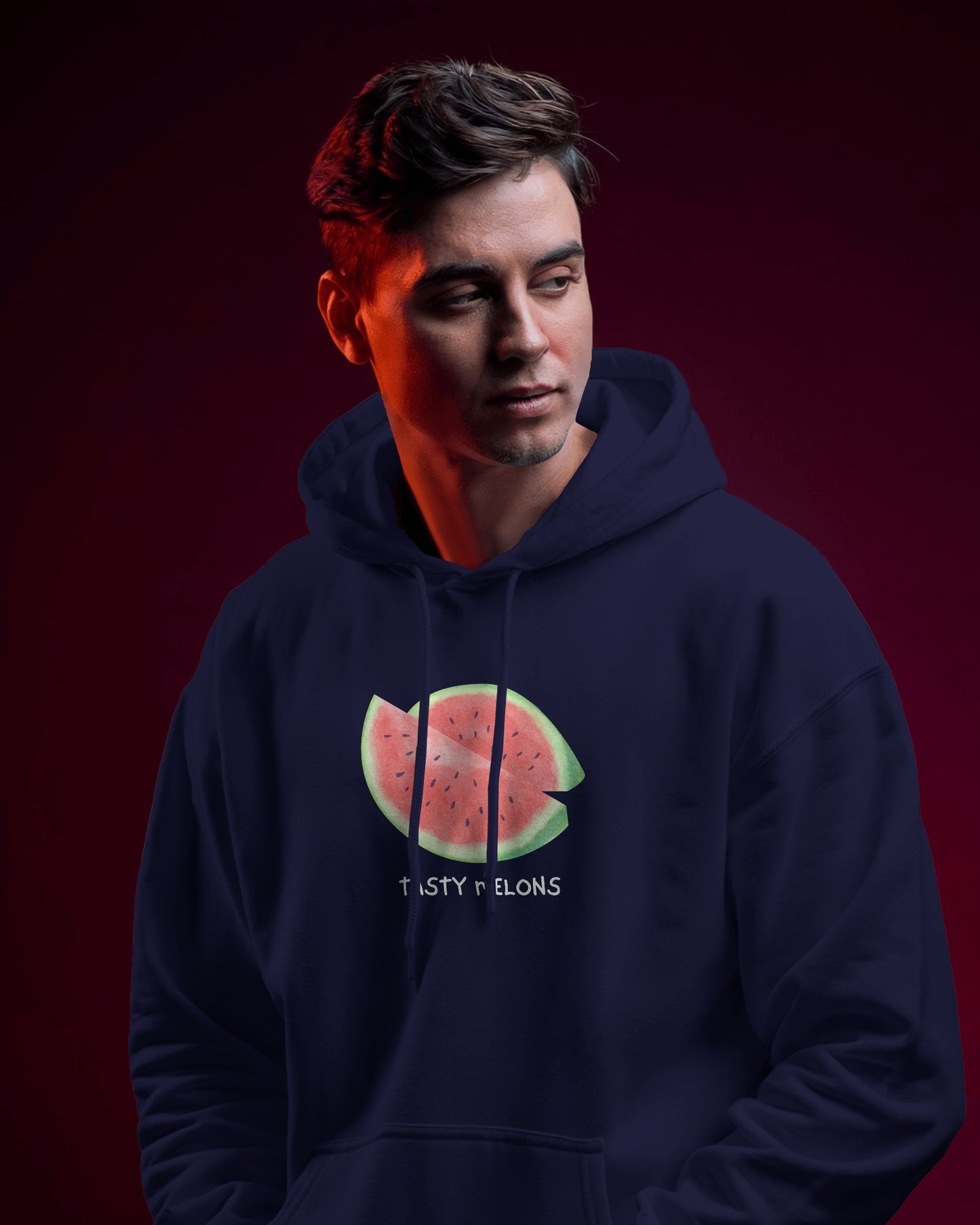 Tasty Melons Men's Hoodie - Fun & Trendy Heavy Hoodie