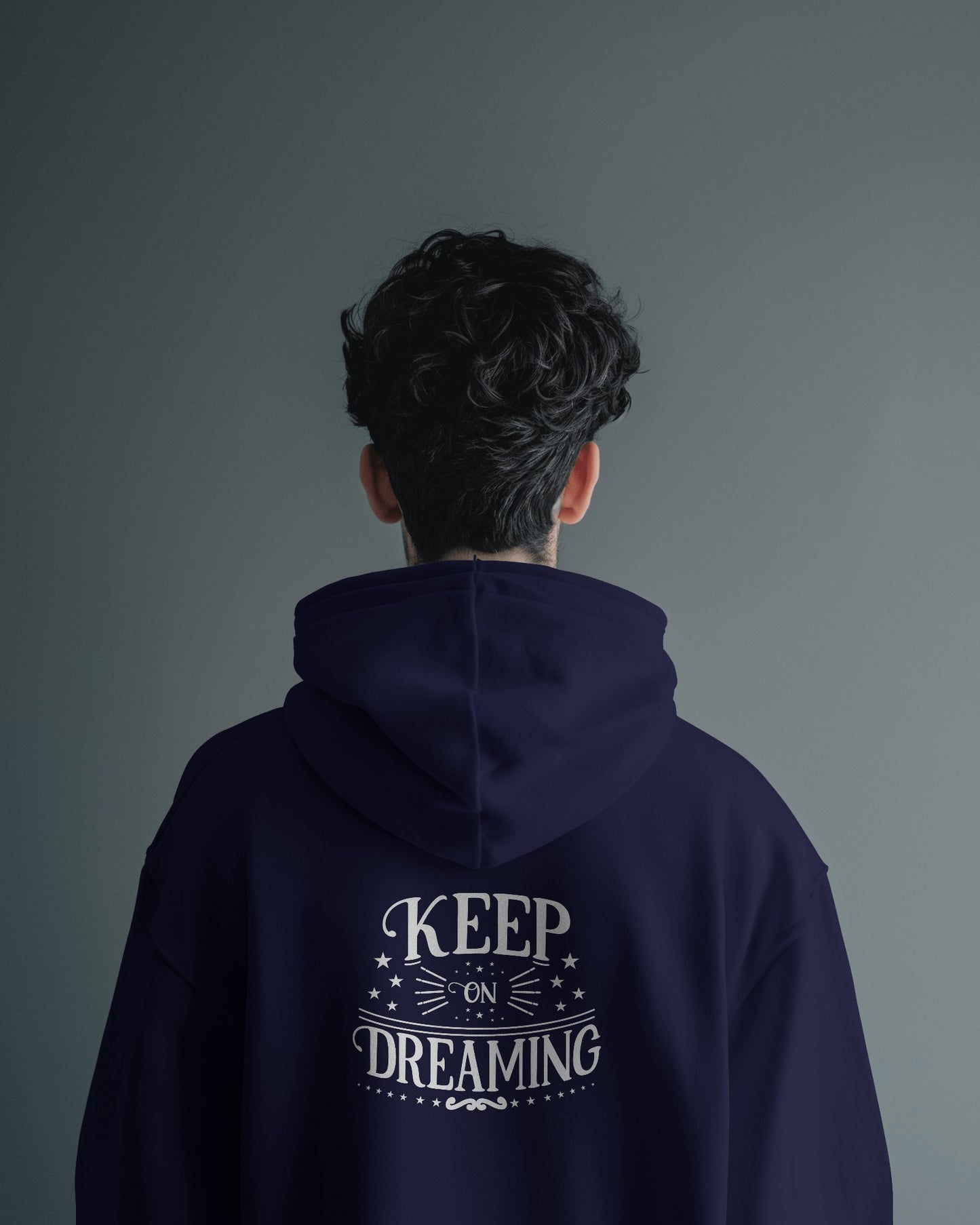 Keep on Dreaming Men's Hoodie - Cozy Casual Wear for Dreamers
