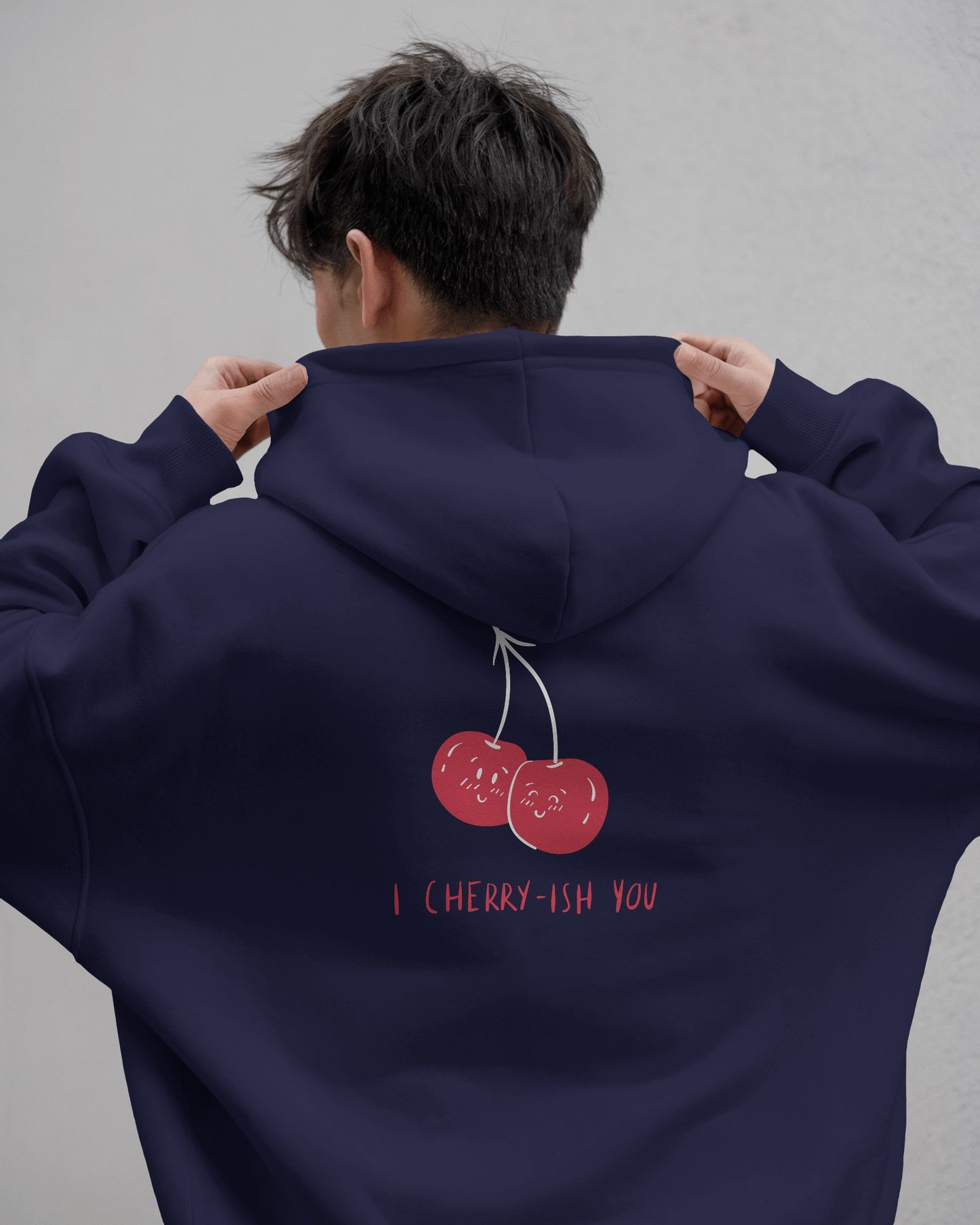 I Cherry-ish You Hoodie - Men's Heavy Blend™ for Spreading Love & Friendship