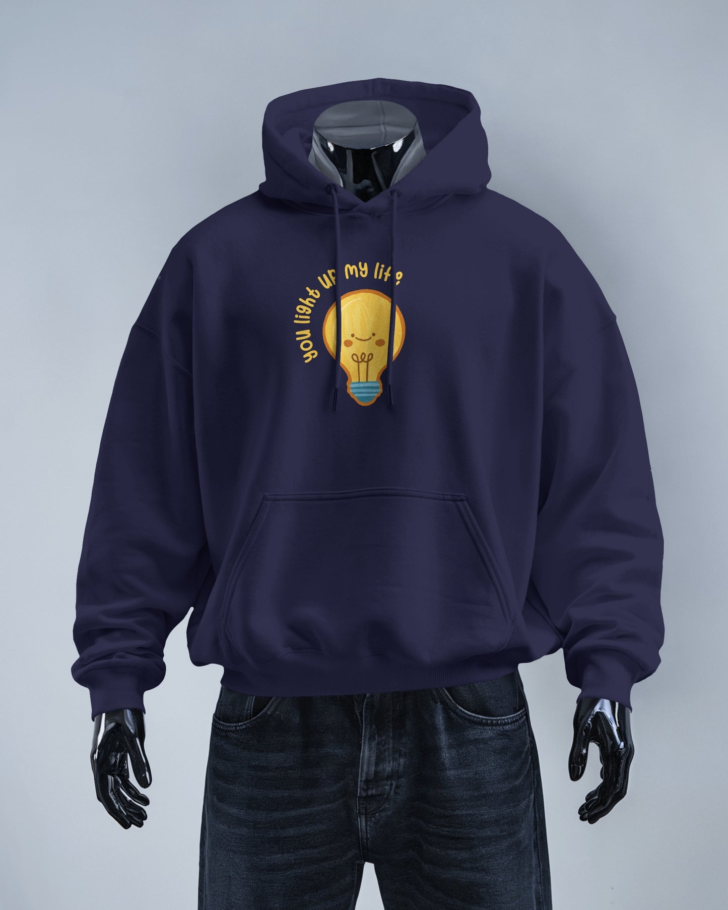 Lightbulb Inspiration Hoodie - 'You Light Up My Life' Men Hooded