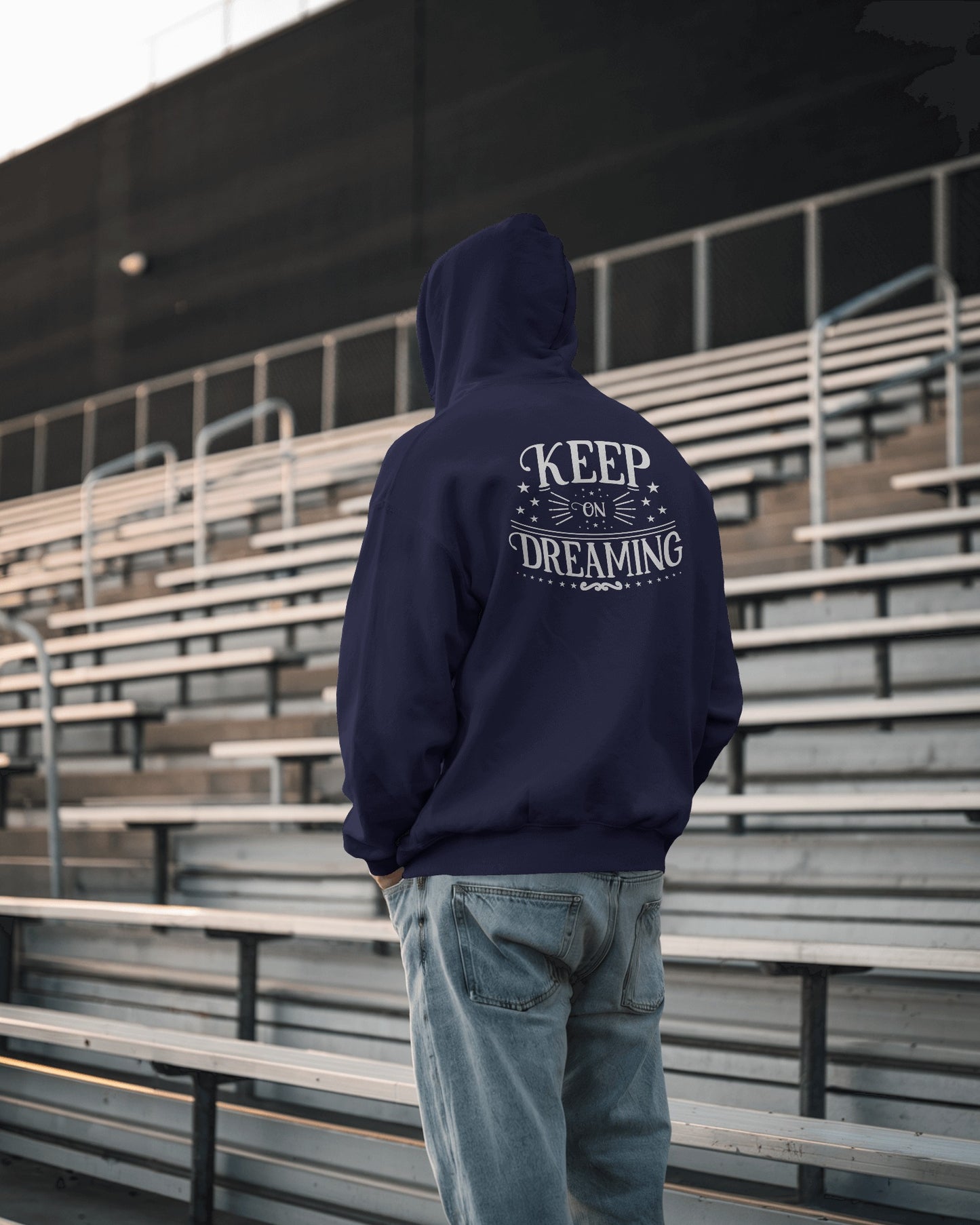 Keep on Dreaming Men's Hoodie - Cozy Casual Wear for Dreamers
