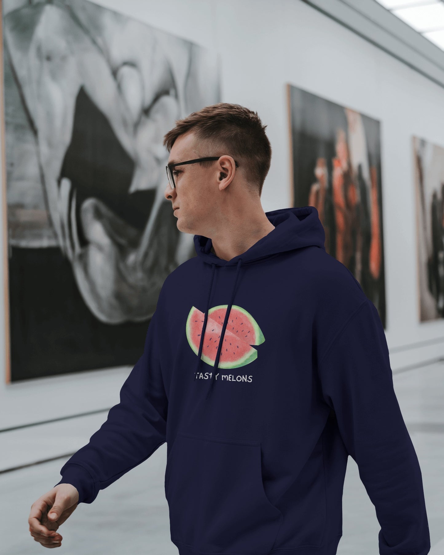 Tasty Melons Men's Hoodie - Fun & Trendy Heavy Hoodie