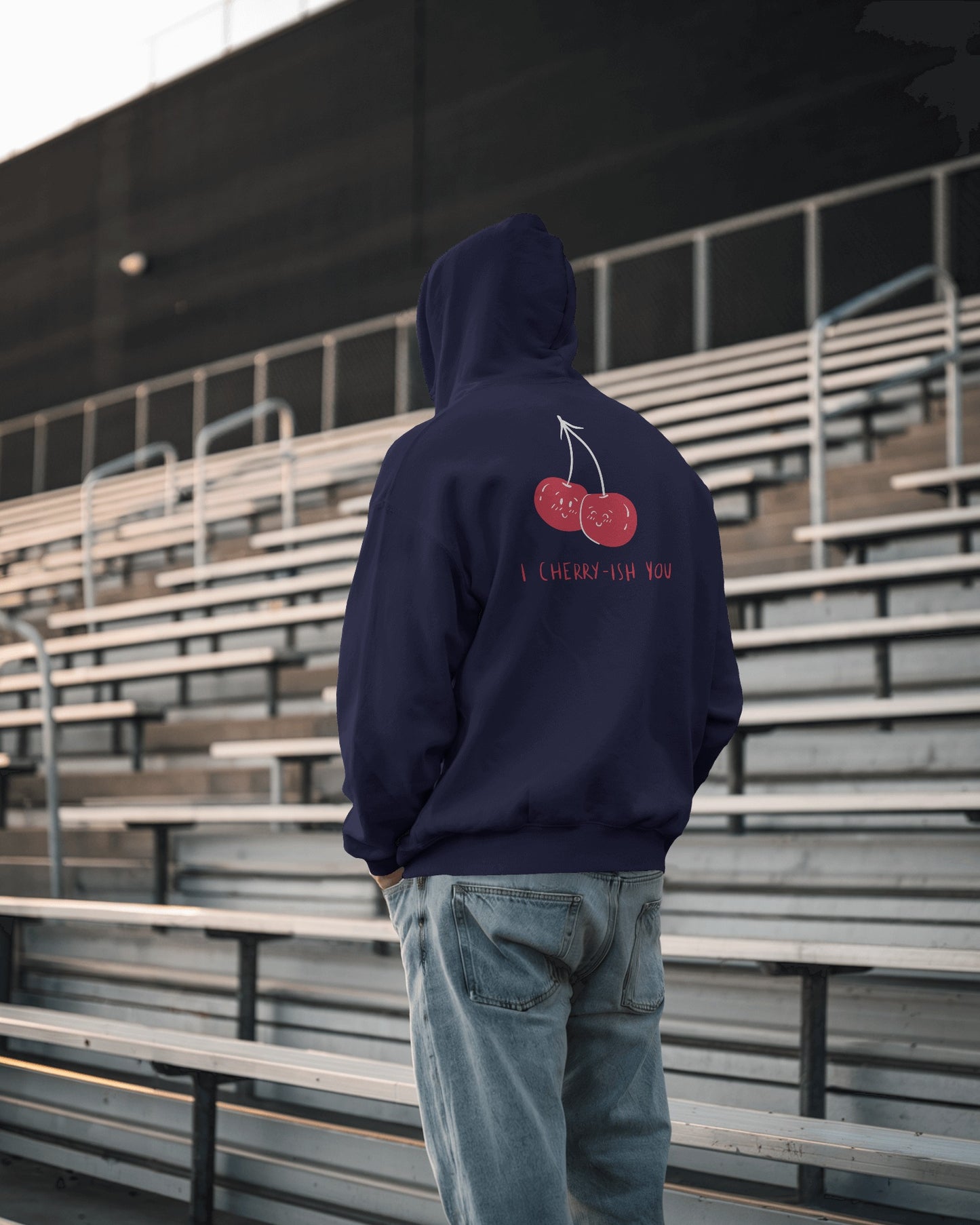 I Cherry-ish You Hoodie - Men's Heavy Blend™ for Spreading Love & Friendship