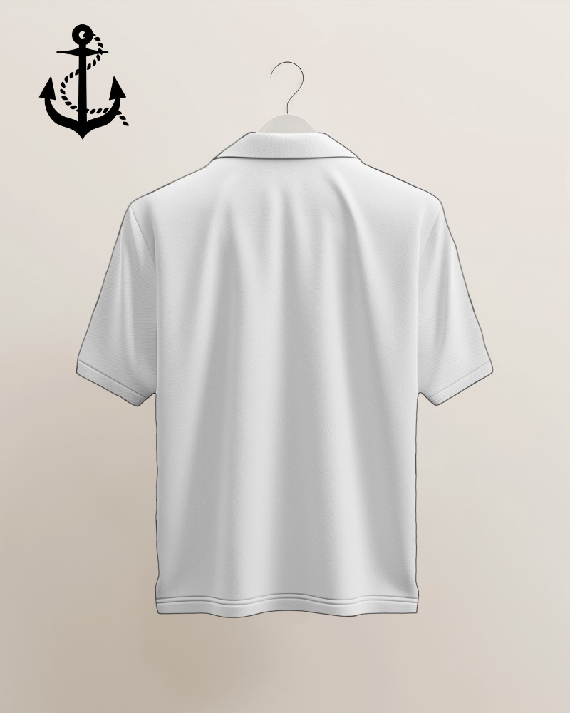 RaymaxUS Anchor Men's Piqué Polo - Casual Comfort