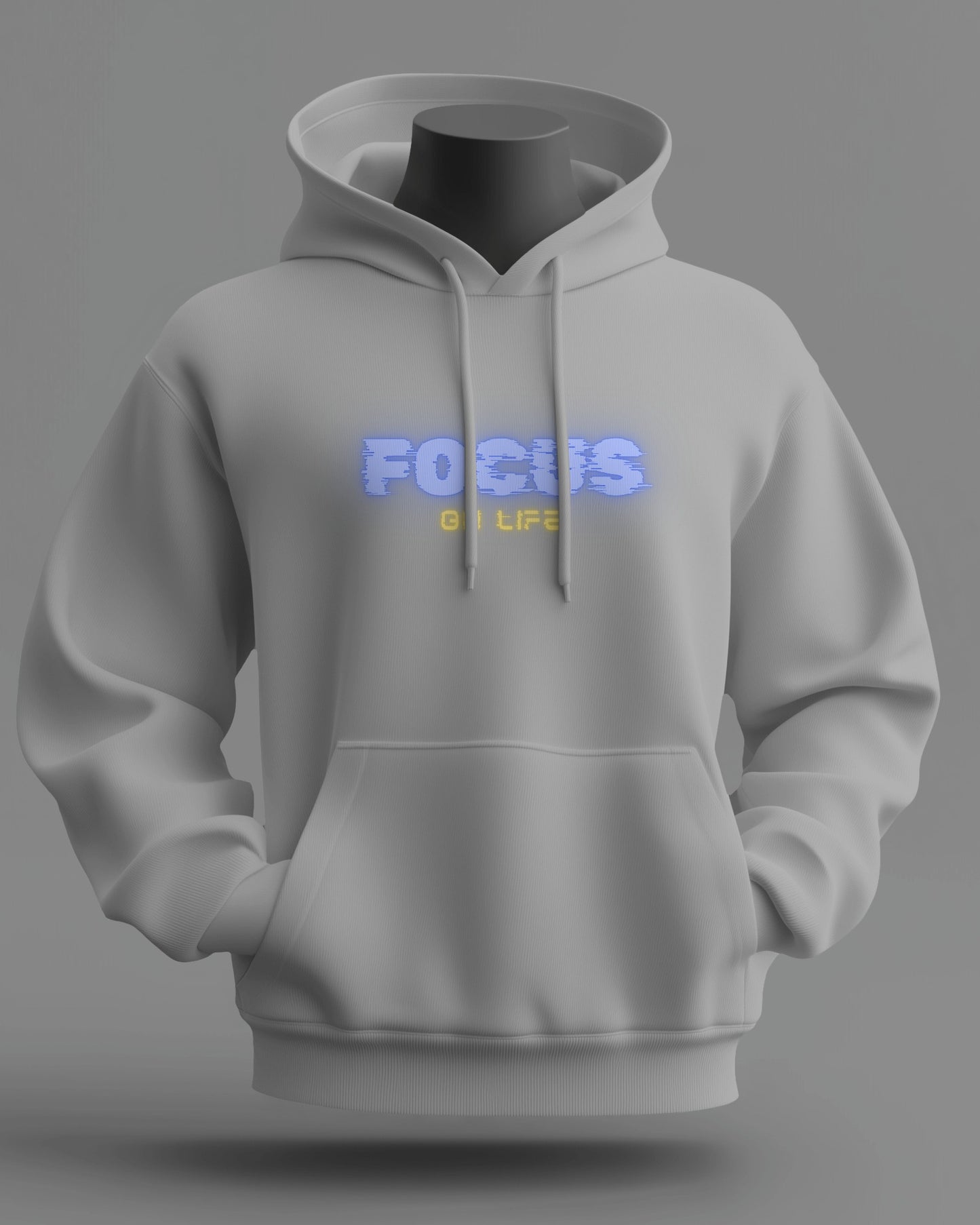 Focus on Life Men Heavy Blend™ Hoodie | Cozy Motivational Hoodie