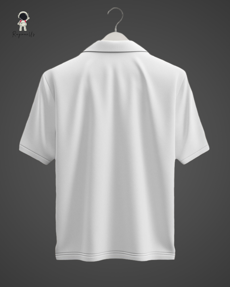 Astronaut RaymaxUS Men's Piqué Polo T-Shirt - Explore the Cosmos in Style