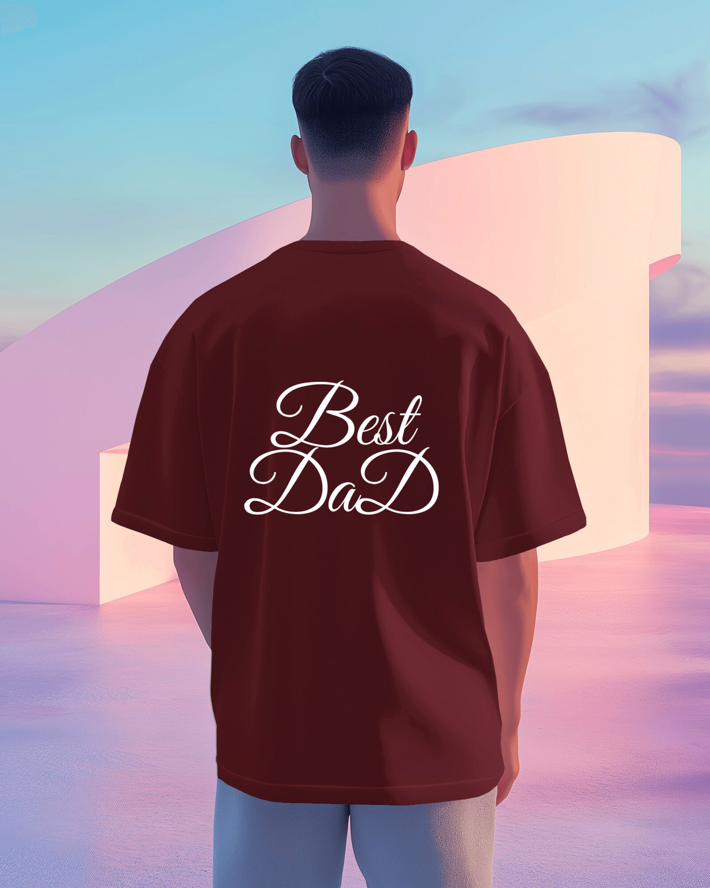 Best Dad Men Heavy Cotton Tee - Perfect Gift for Father