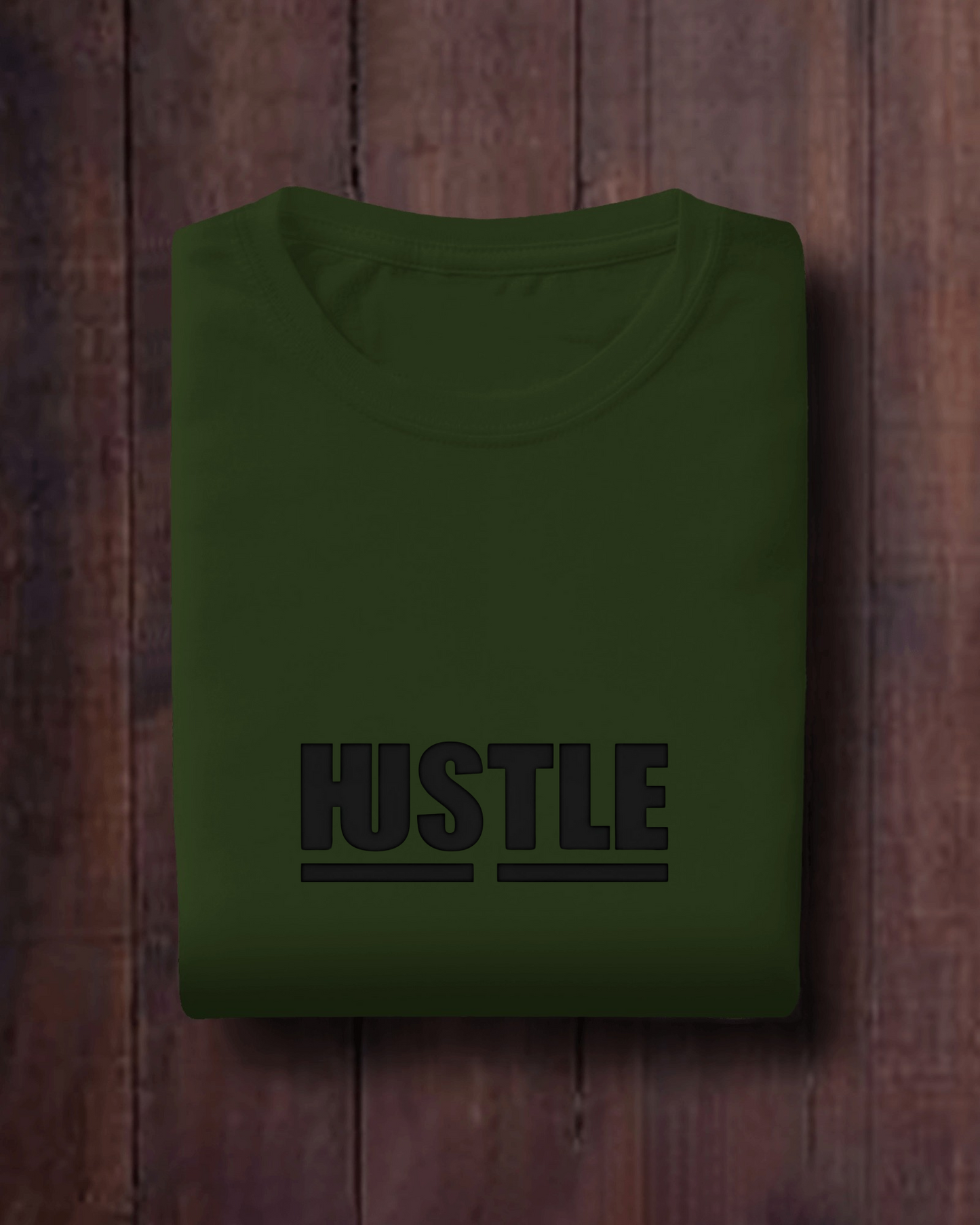 Hustle Men Heavy Cotton Tee - Motivational T-Shirt for Entrepreneurs