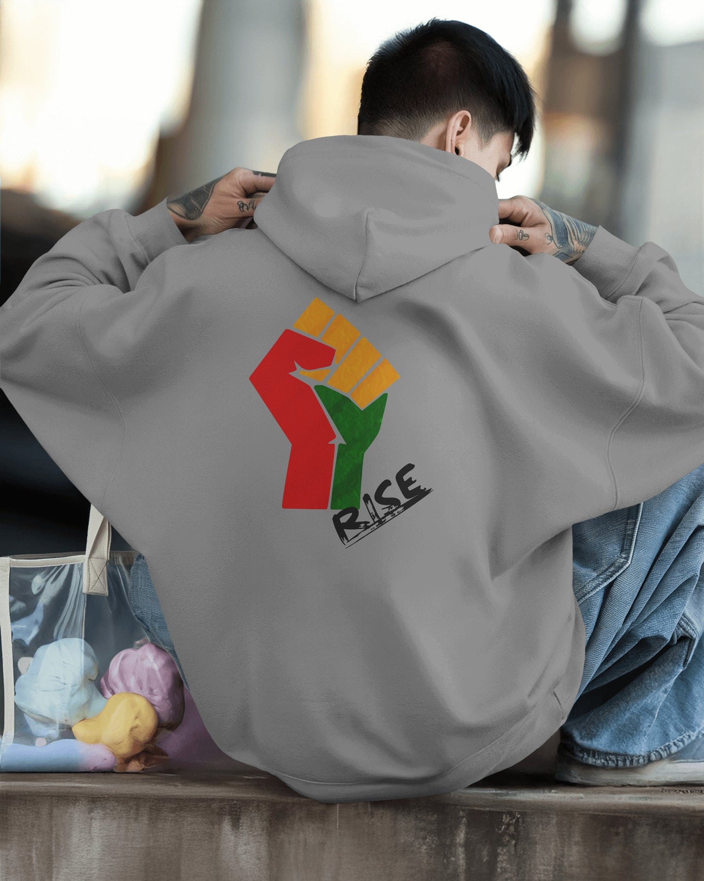 Men's Heavy Blend™ Hoodie- Rise Up Empowerment Apparel