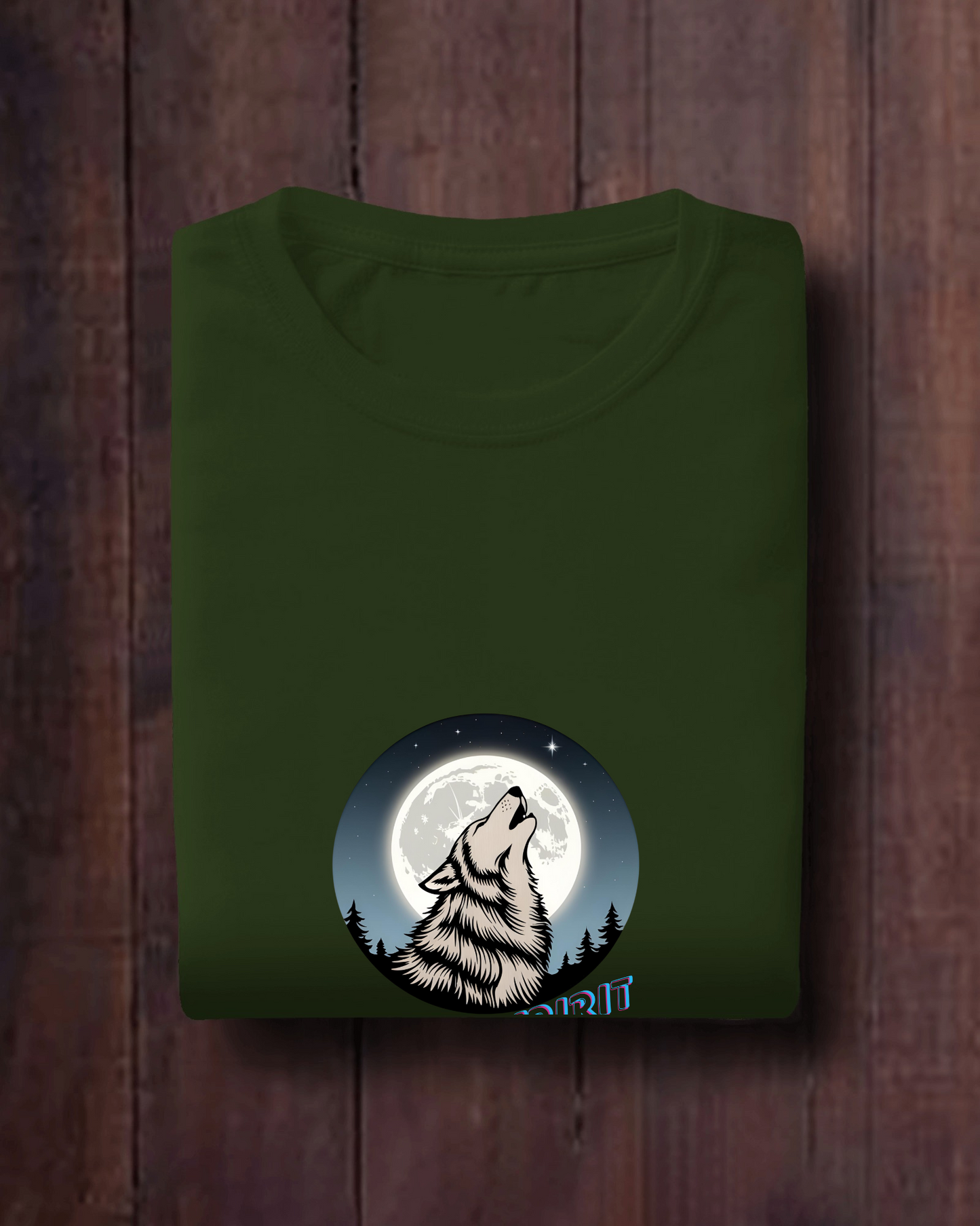 Wild Spirit Men Heavy Cotton Tee - Perfect for Nature Lovers & Adventurers