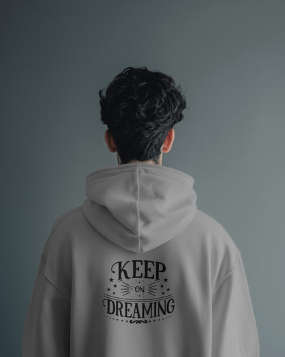 Keep on Dreaming Men's Hoodie - Cozy Casual Wear for Dreamers