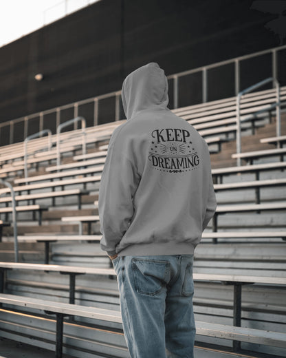 Keep on Dreaming Men's Hoodie - Cozy Casual Wear for Dreamers