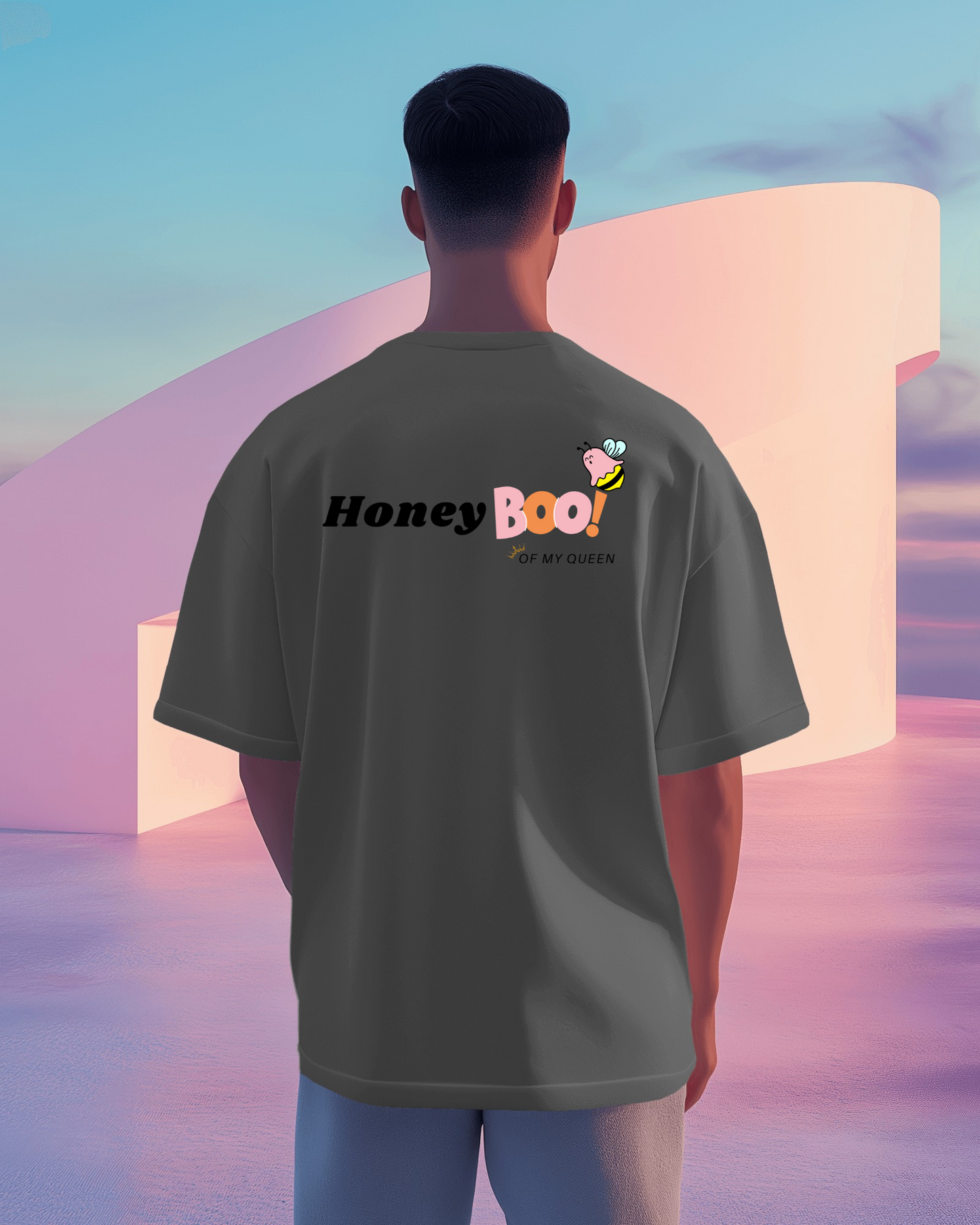 Honey Boo Men Heavy Cotton Tee - Best Gift for Husband & Boyfriend