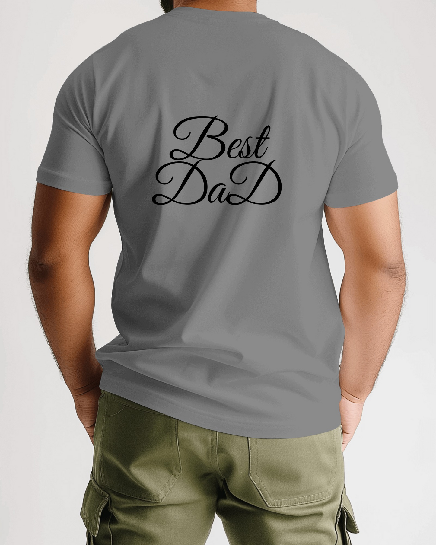 Best Dad Men Heavy Cotton Tee - Perfect Gift for Father