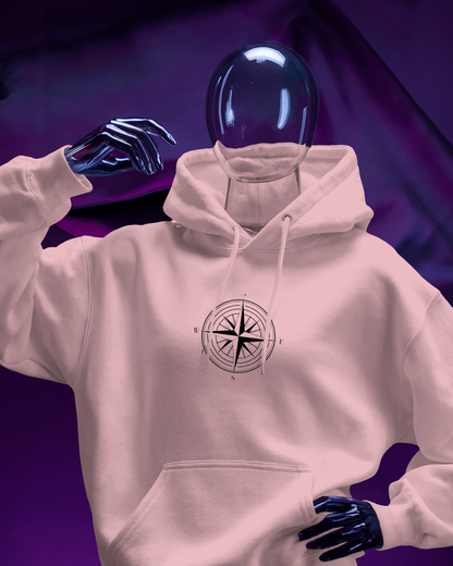 Compass Graphic Men Hoodie - Adventure Awaits Exclusives