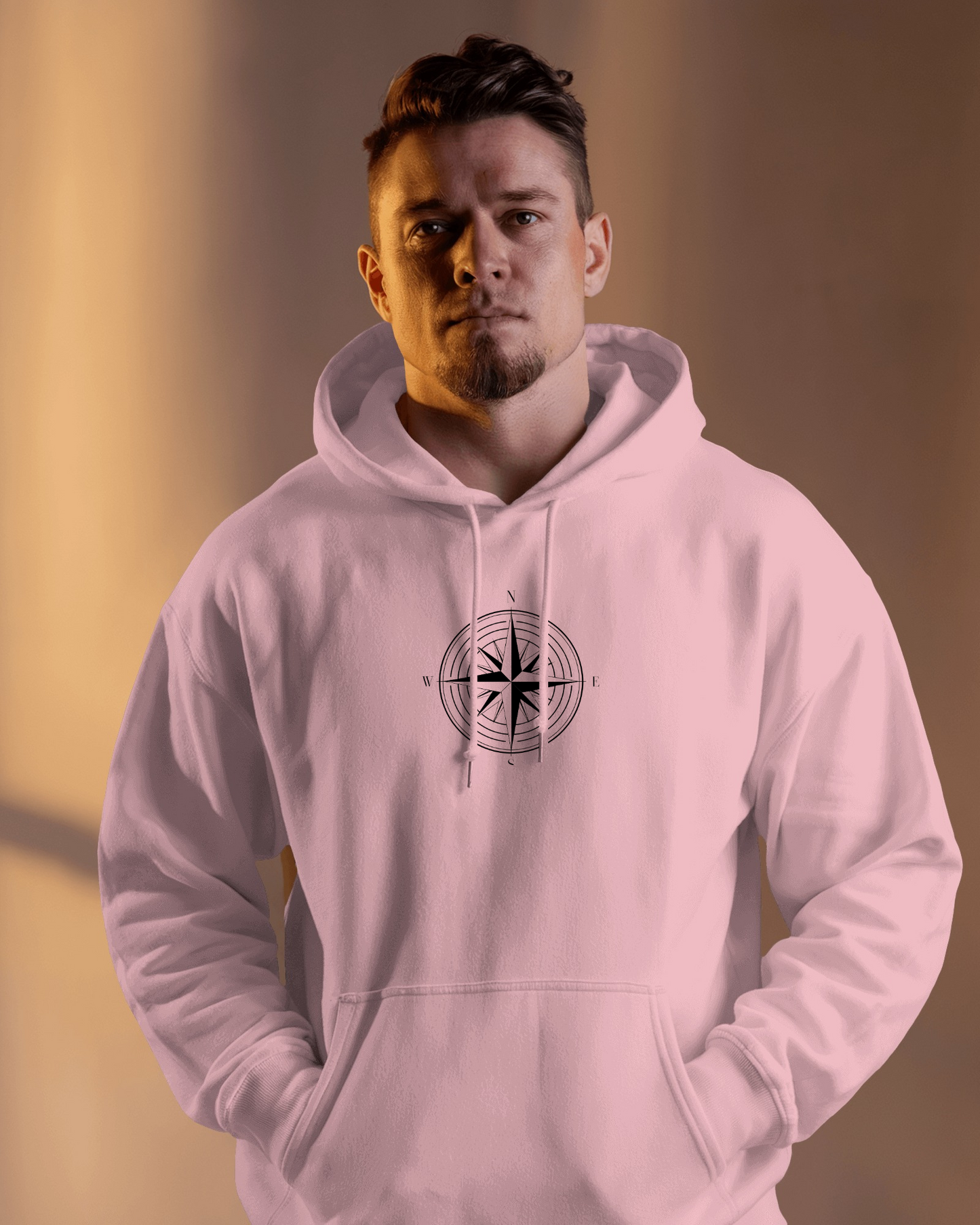 Compass Graphic Men Hoodie - Adventure Awaits Exclusives