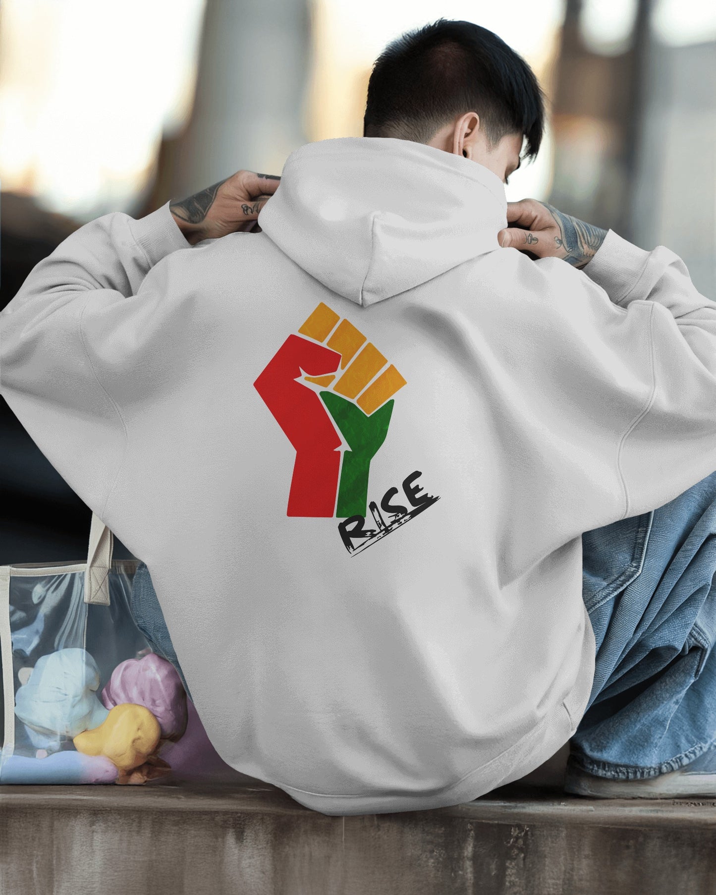 Men's Heavy Blend™ Hoodie- Rise Up Empowerment Apparel