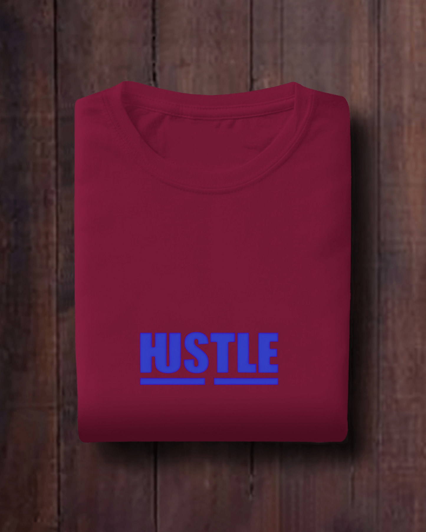 Hustle Men Heavy Cotton Tee - Motivational T-Shirt for Entrepreneurs